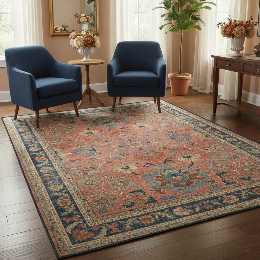 Cozy Terracotta Rug - MH 07