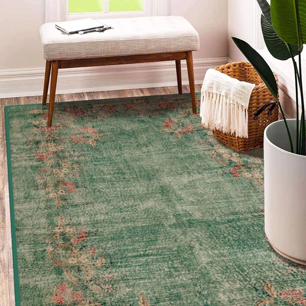 Green Antique Look - Aladdinrugs