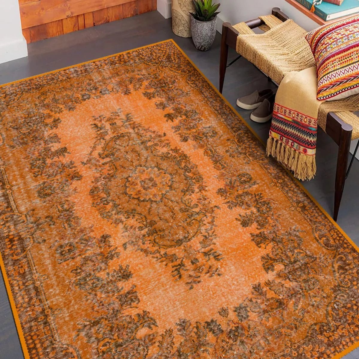 Cozy Orange Runner - Aladdinrugs