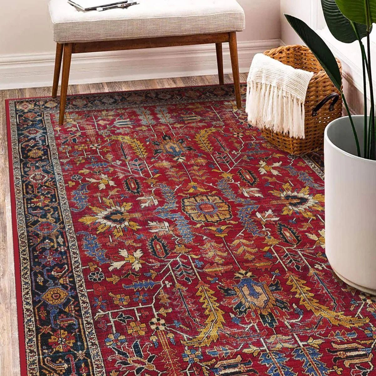 Hallway Red Runner - Aladdinrugs
