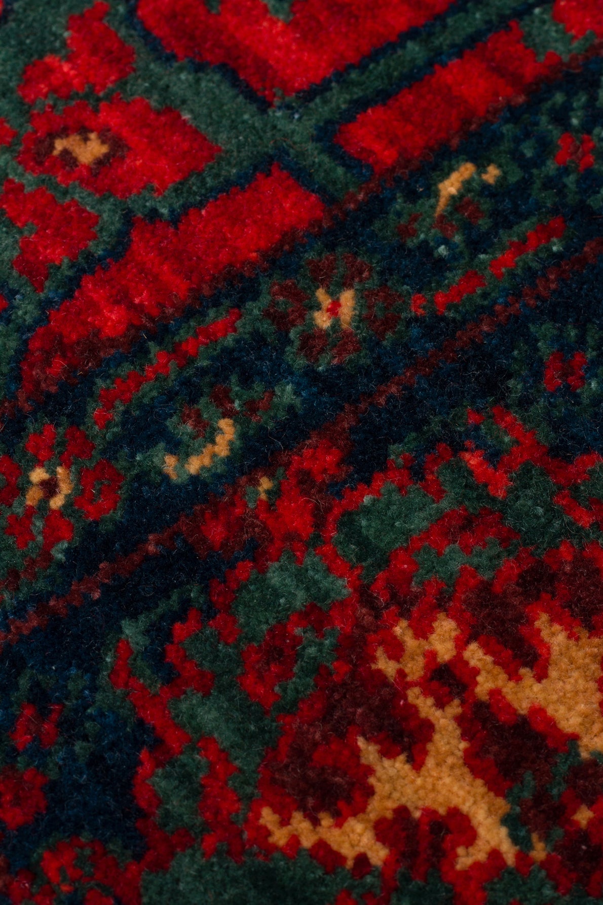 Medallion Oriental Rug Navy Red Persian Style Area Rug