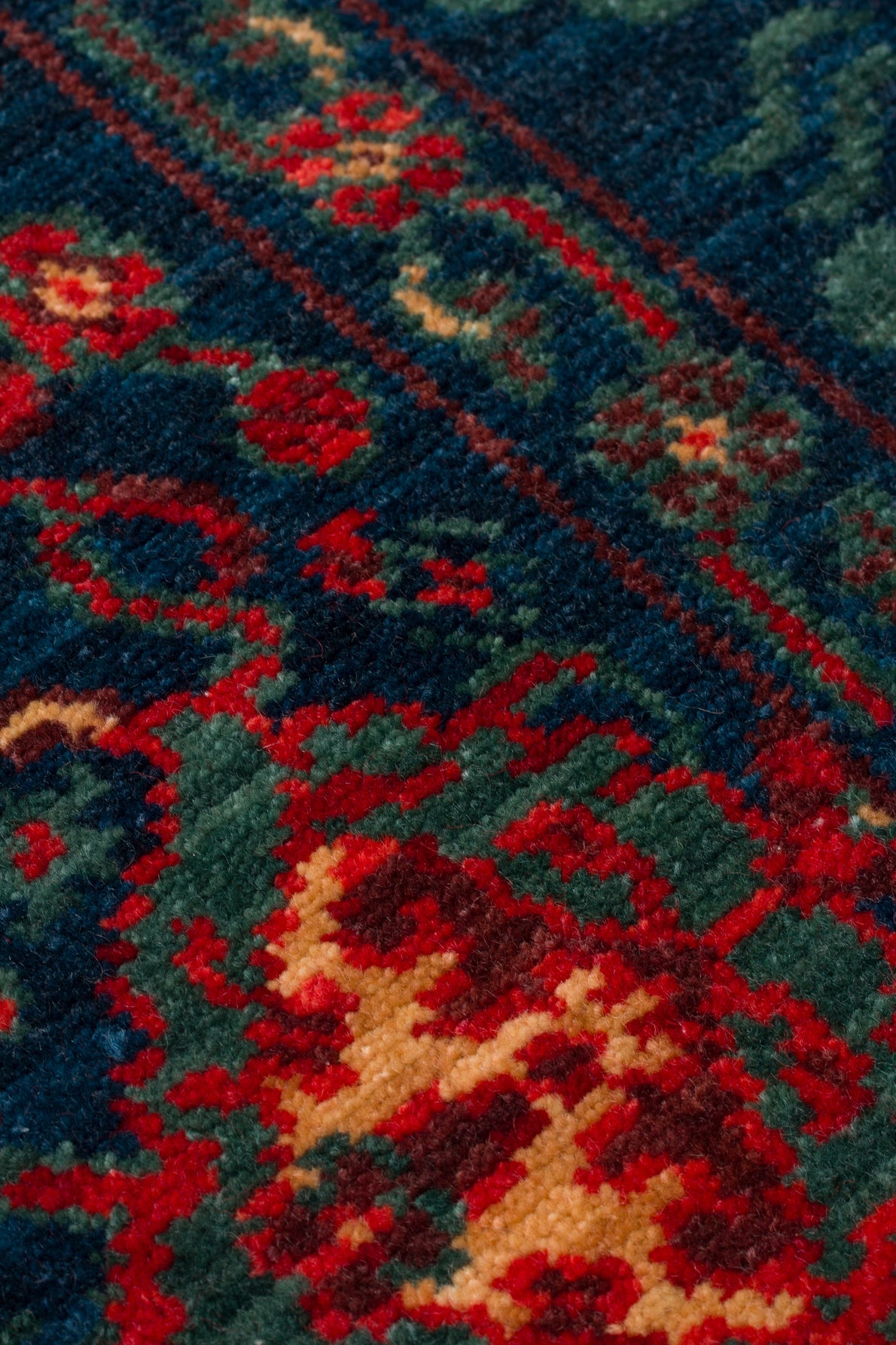 Medallion Oriental Rug Navy Red Persian Style Area Rug