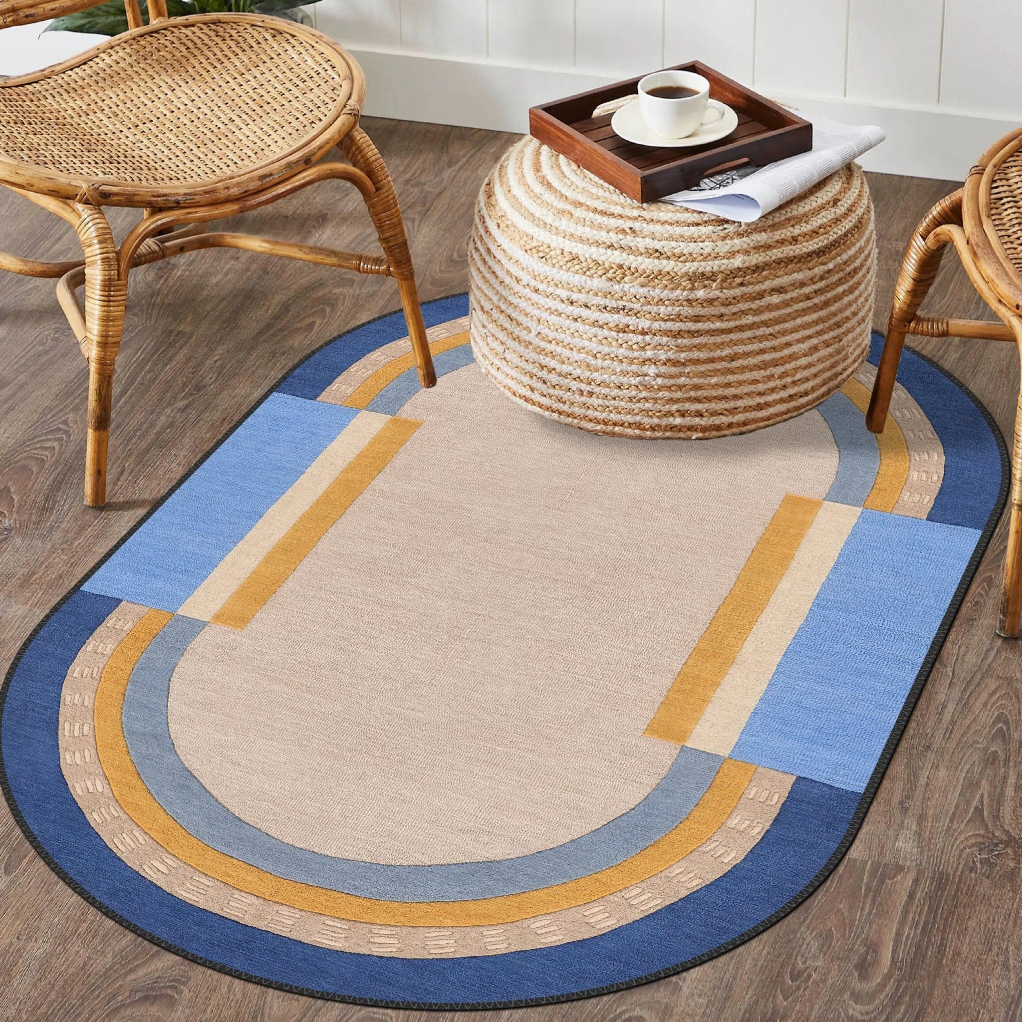 Modern Oval Rug - Aladdinrugs
