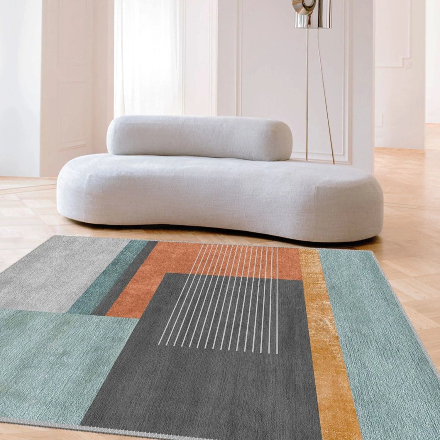 Minimalist Hallway Runner - Aladdinrugs