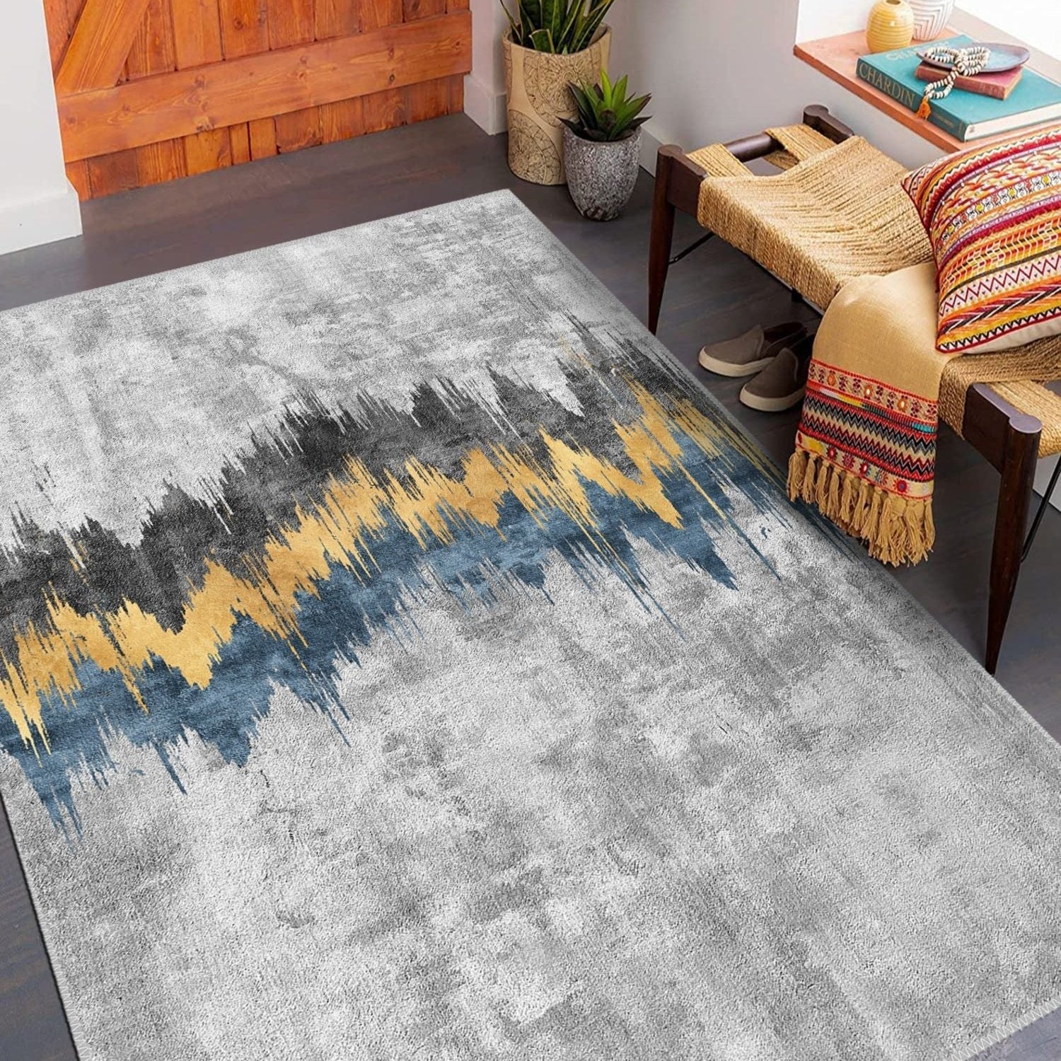 Modern Gray Runner - Aladdinrugs