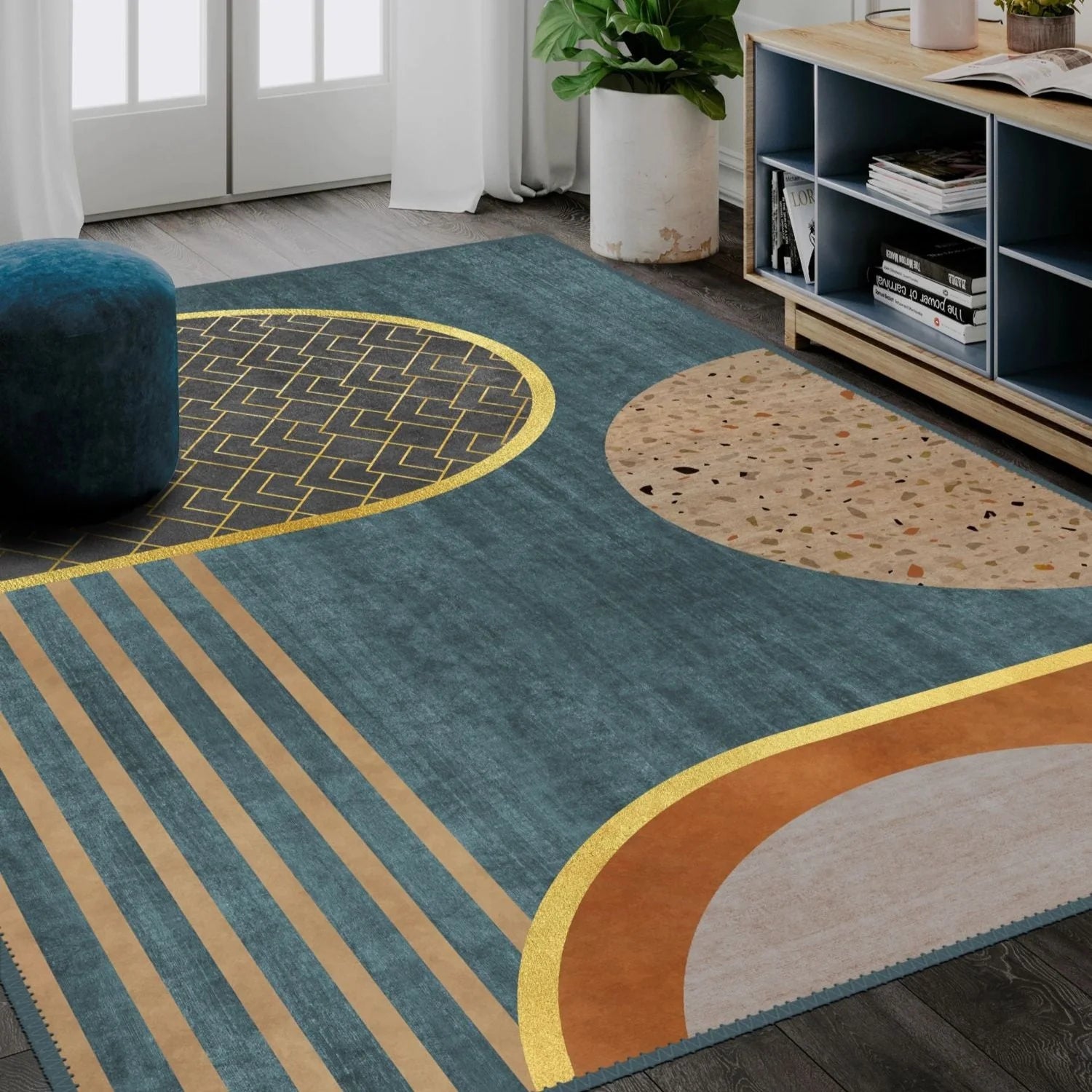 Kitchen Abstract Rug - Aladdinrugs