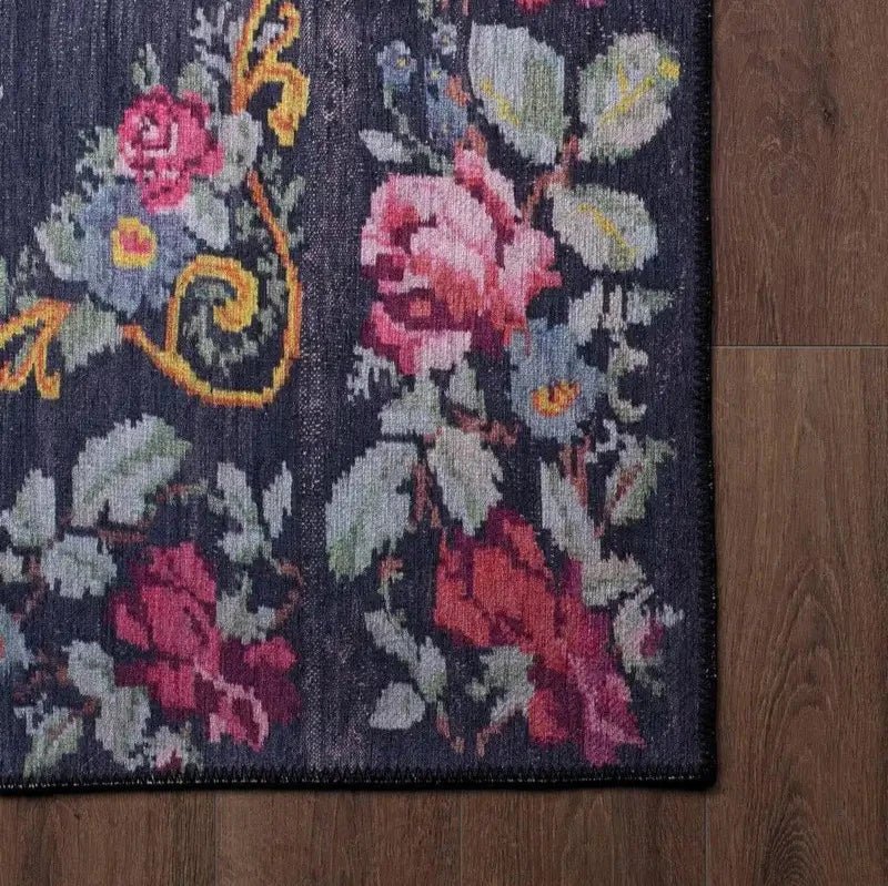 Moldovian Black Rug - Aladdinrugs