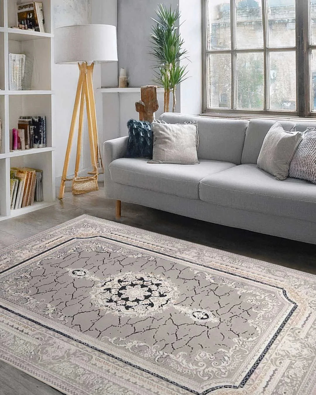 Ruby Marble Medallion Rug
