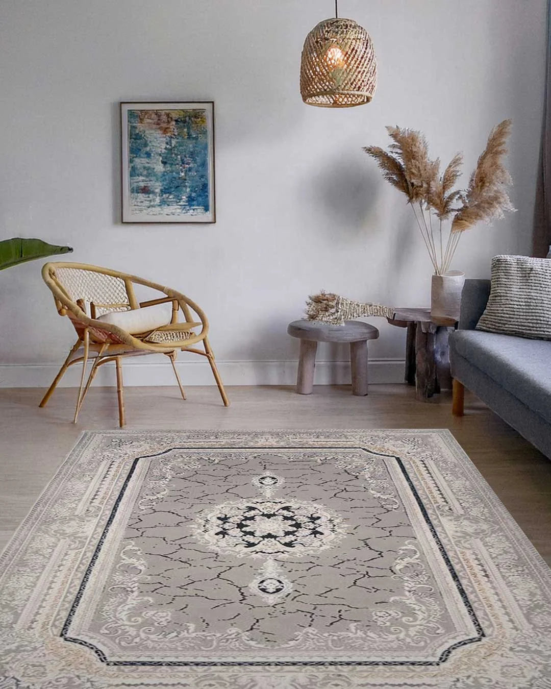 Ruby Marble Medallion Rug