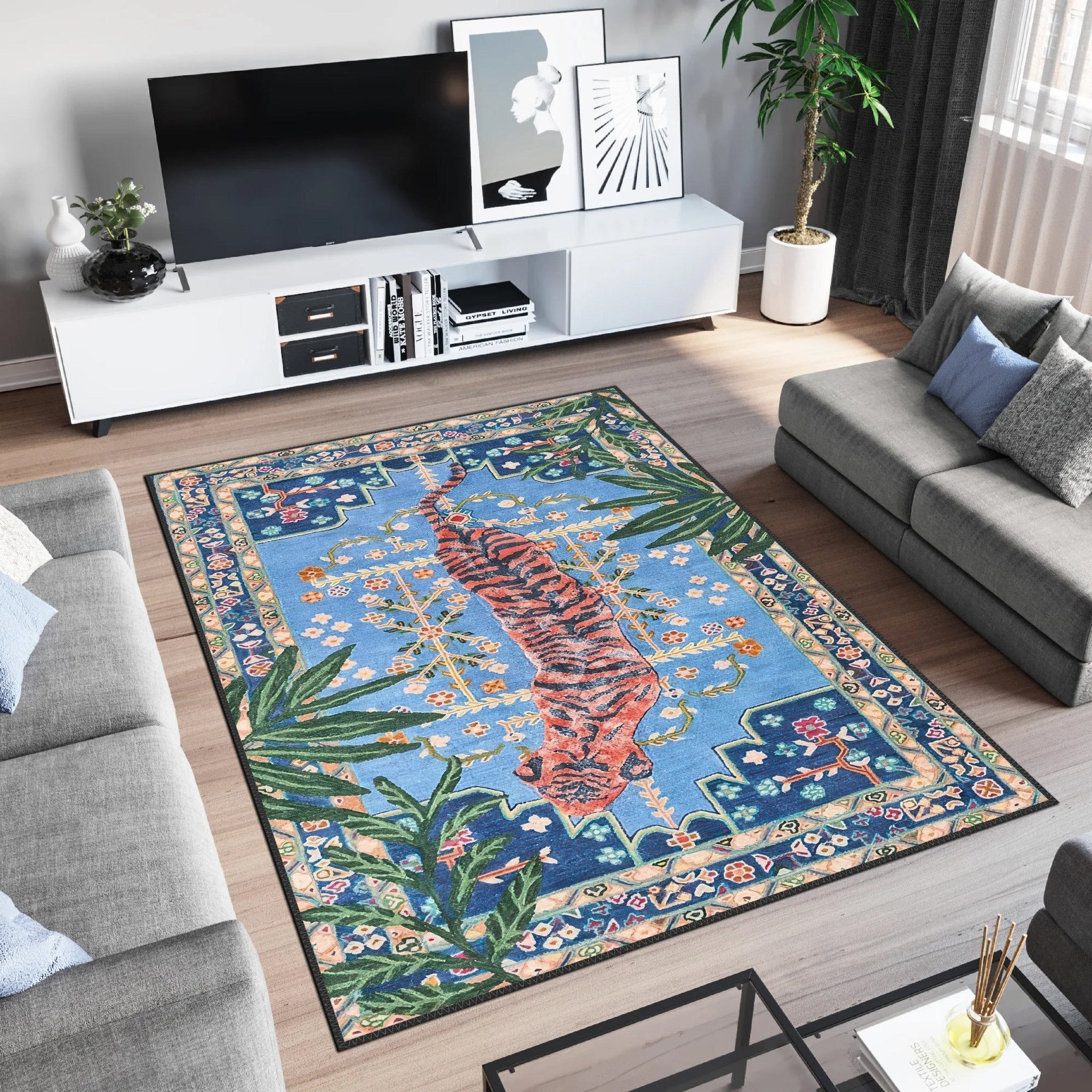 Bengal Tiger Carpet - Aladdinrugs
