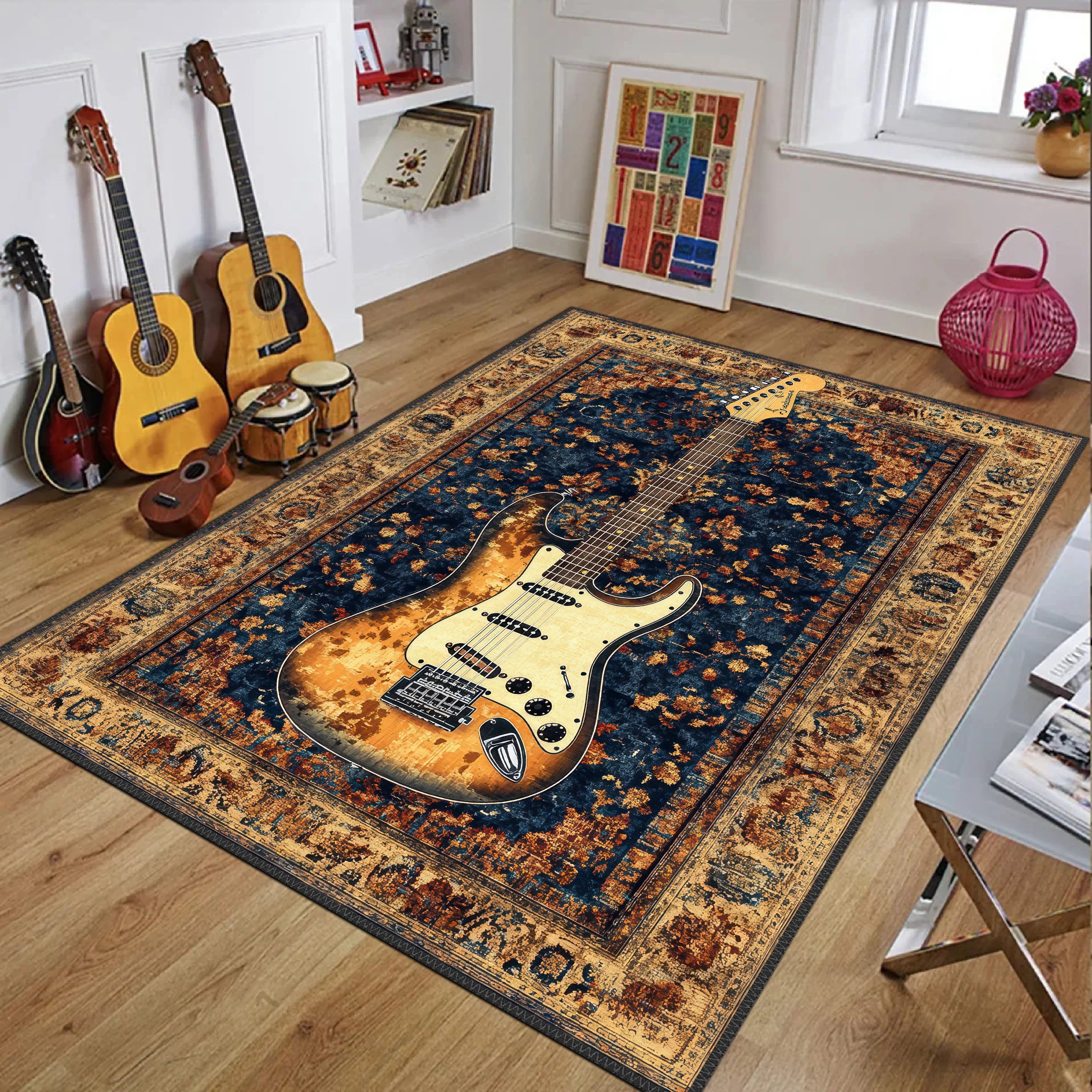 Music and Traditional Art - Aladdinrugs
