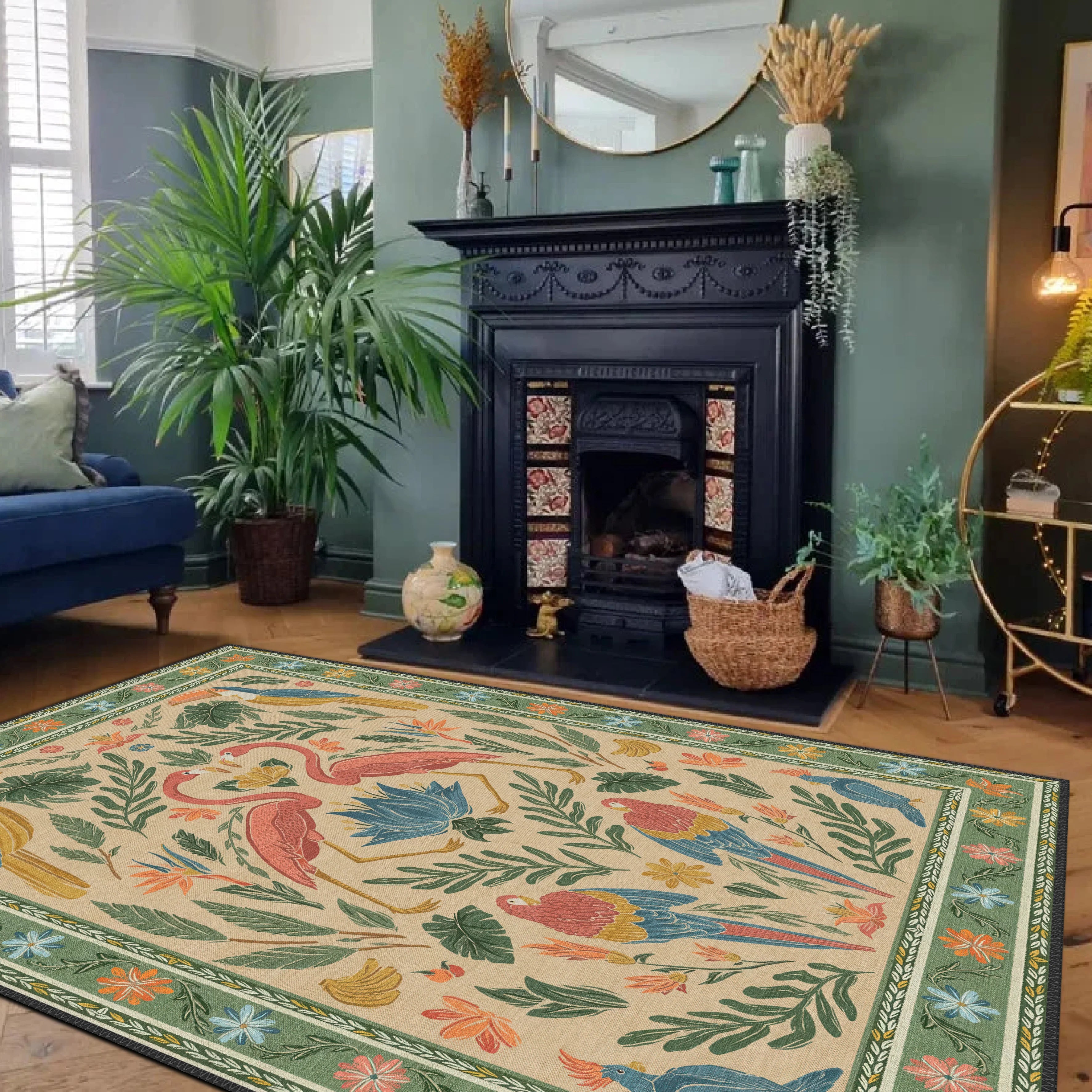 Vibrant Wildlife Rug - Aladdinrugs