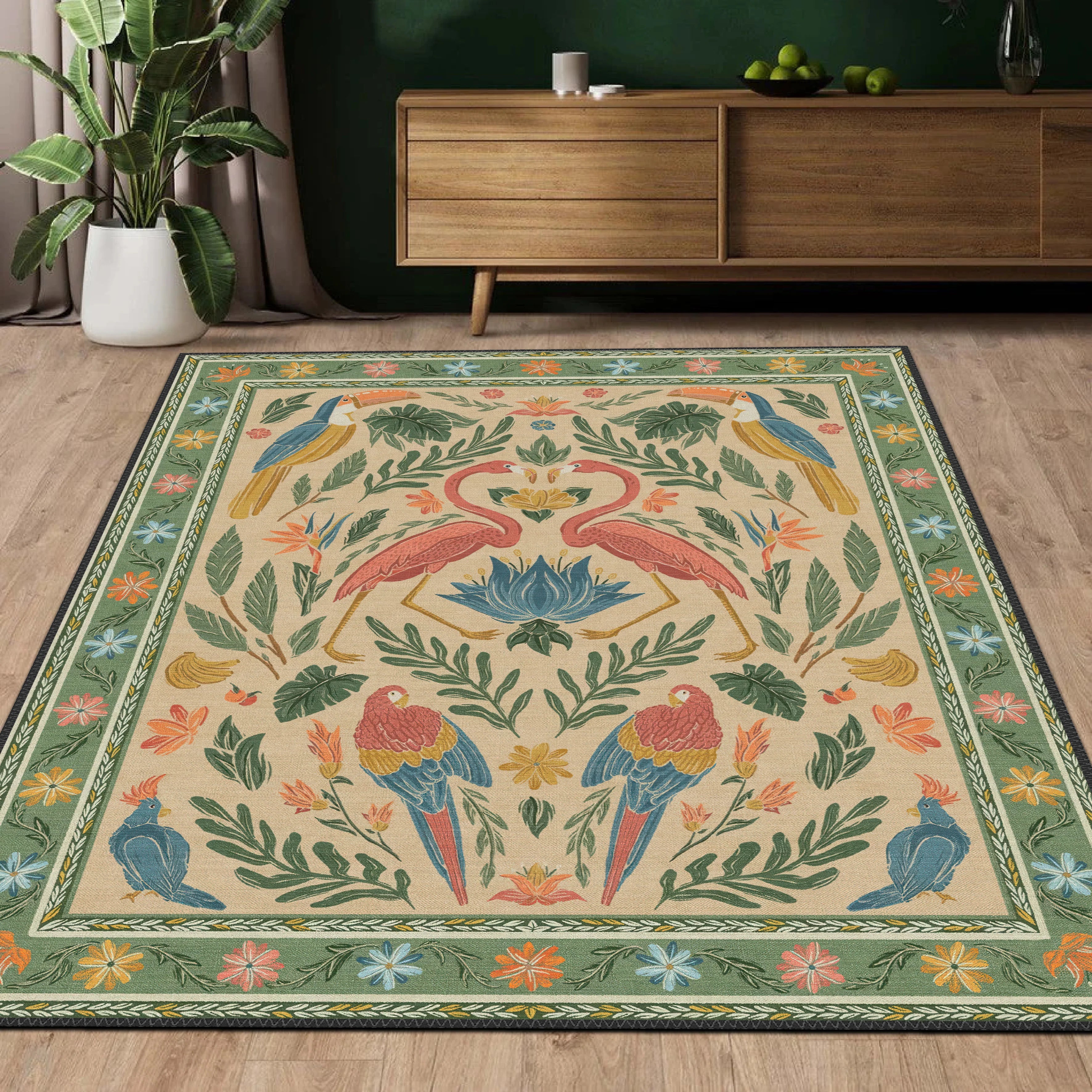 Vibrant Wildlife Rug - Aladdinrugs