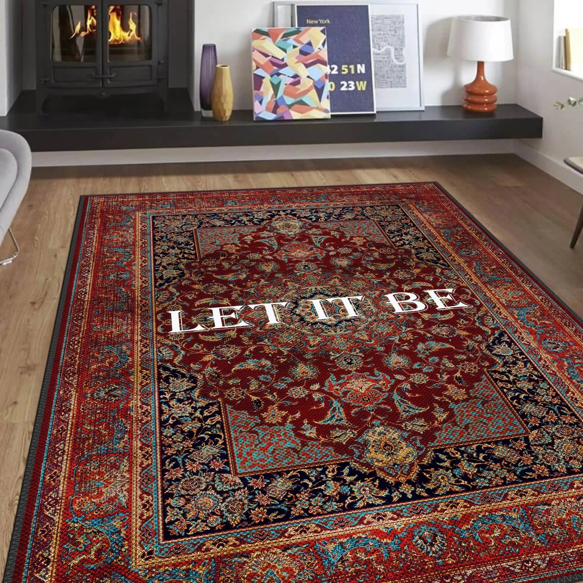 Let it Be - Oriental Art Rug - Aladdinrugs