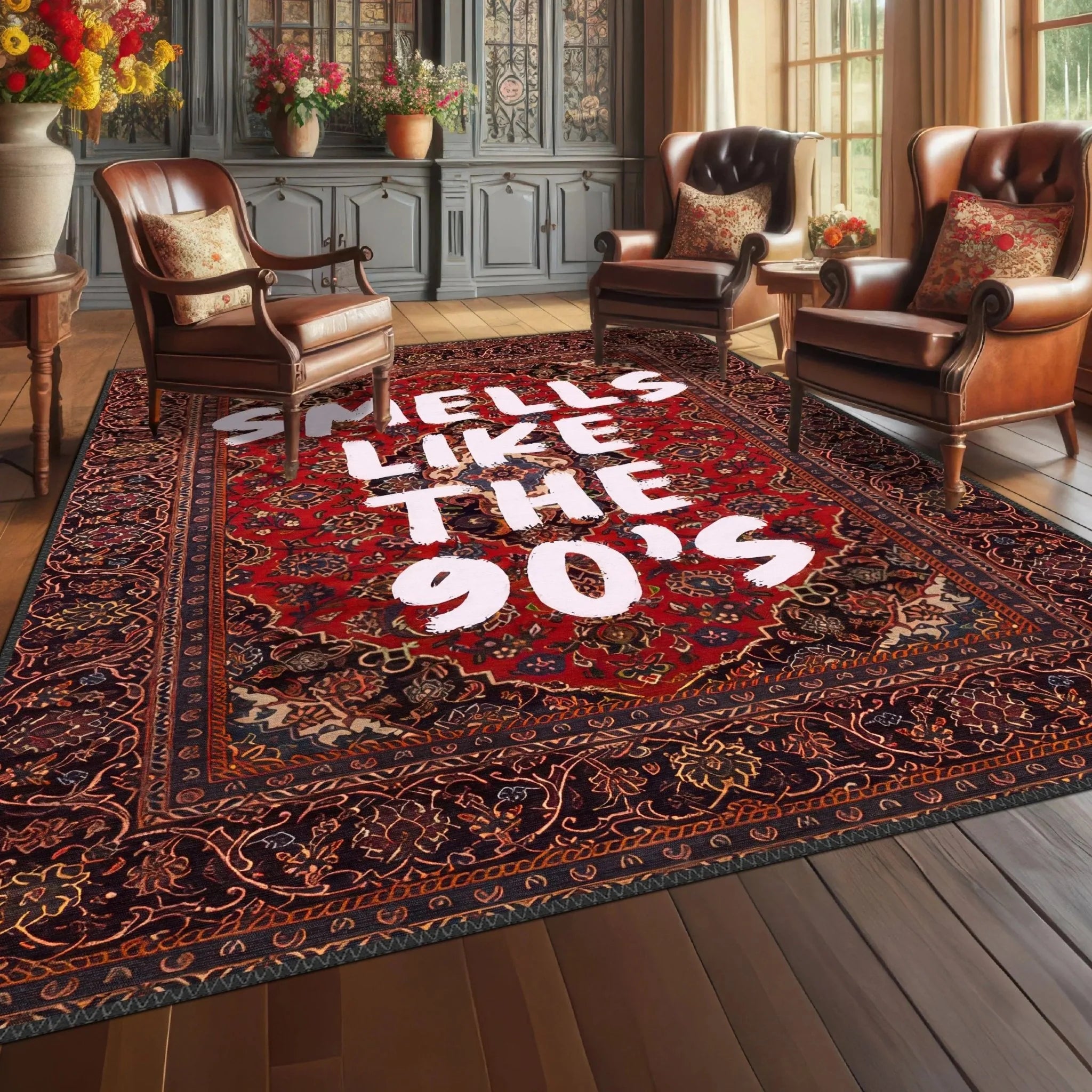 90s Nostalgia Rug - Aladdinrugs