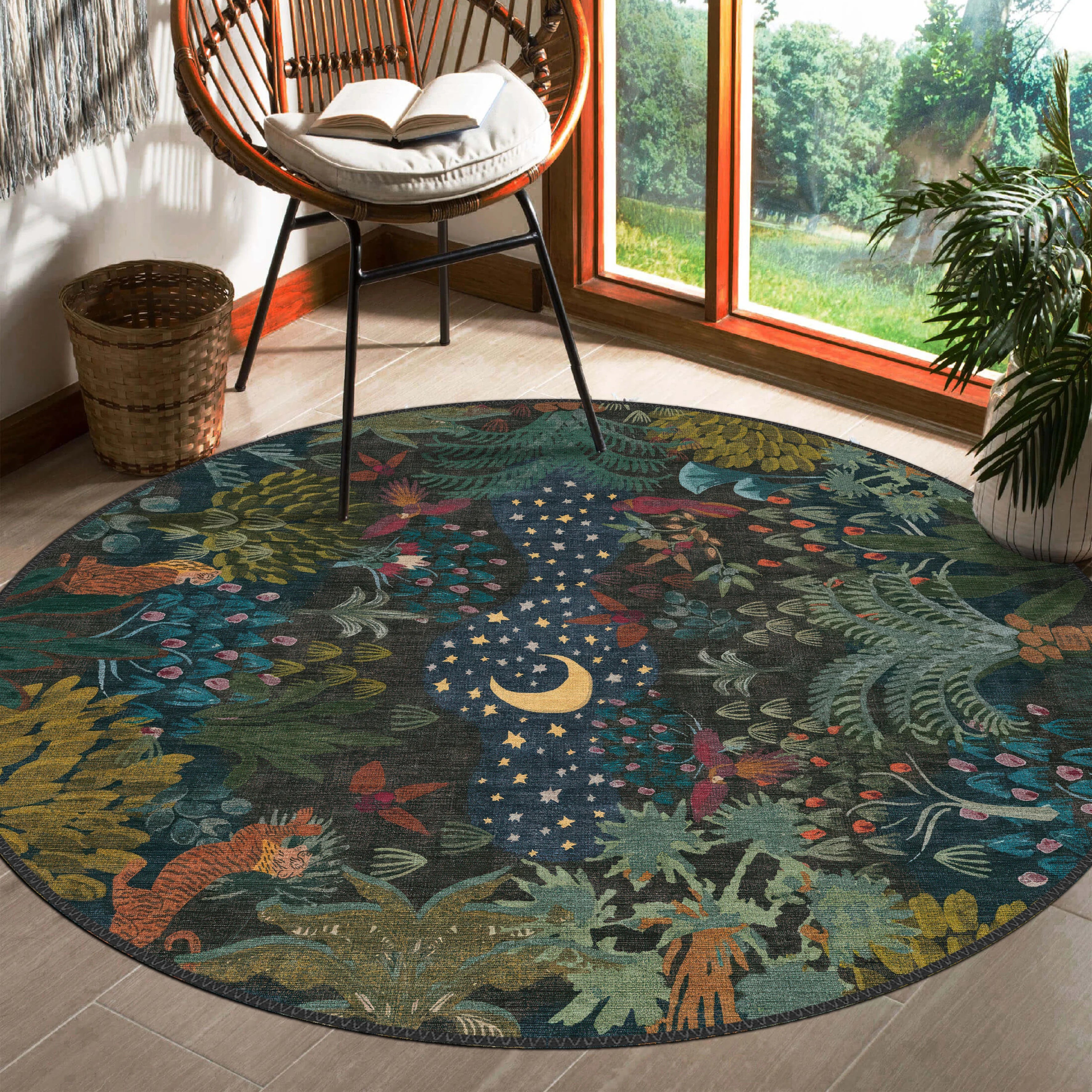 Whimsical Night Sky Rug - Aladdinrugs
