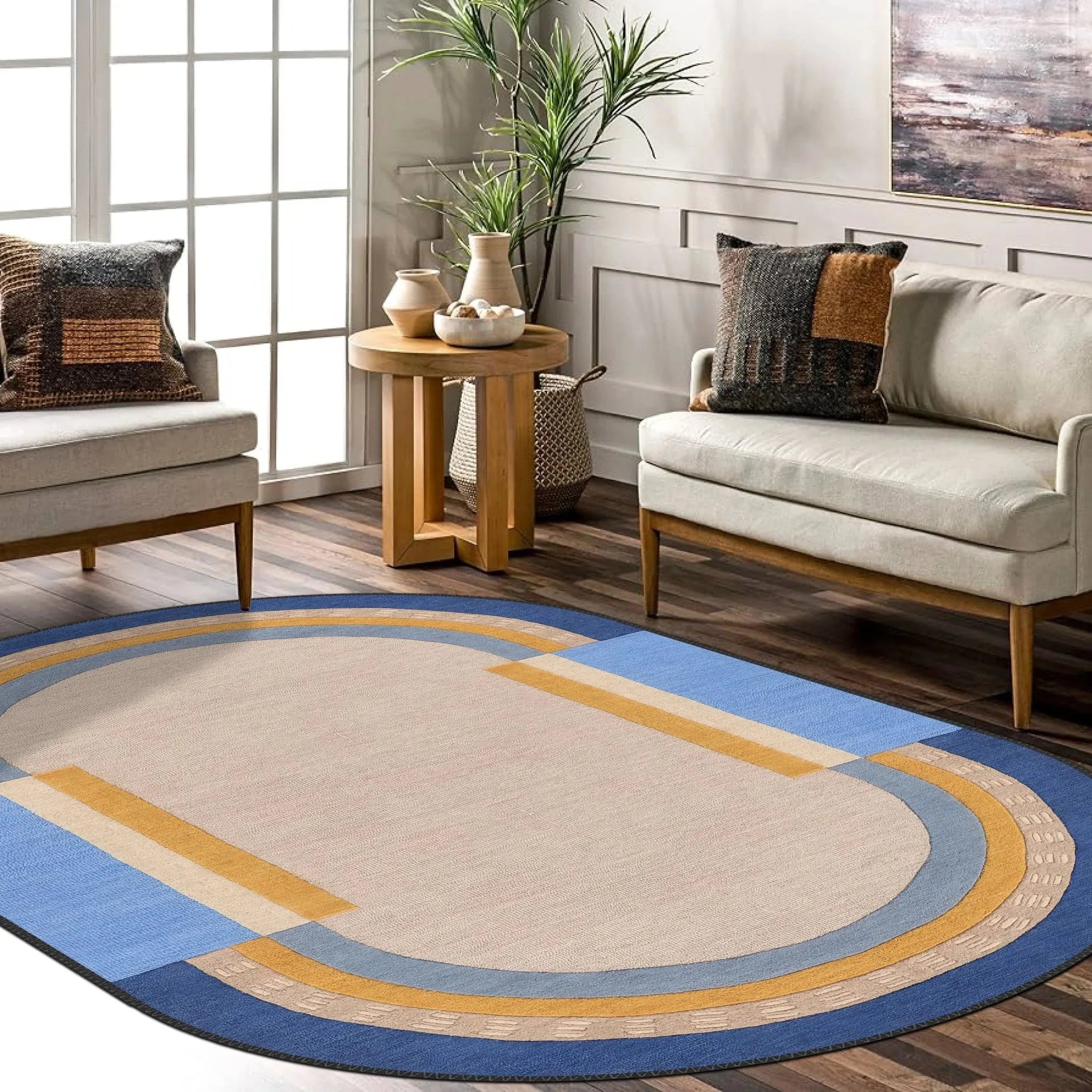 Modern Oval Rug - Aladdinrugs