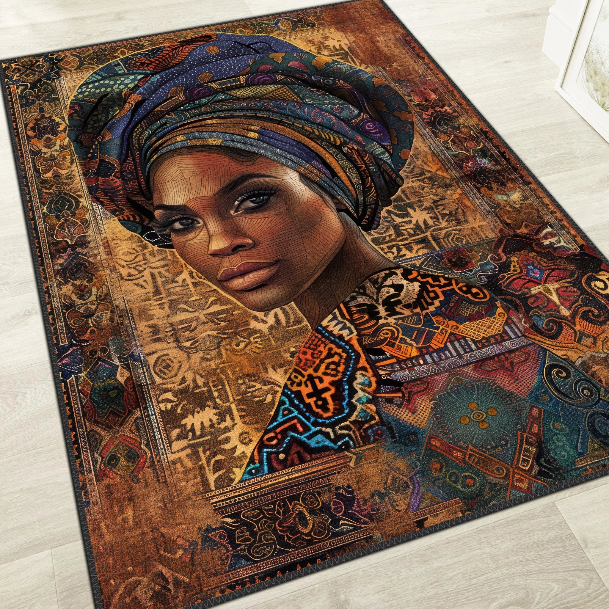 Cultural Portrait Rug - Aladdinrugs