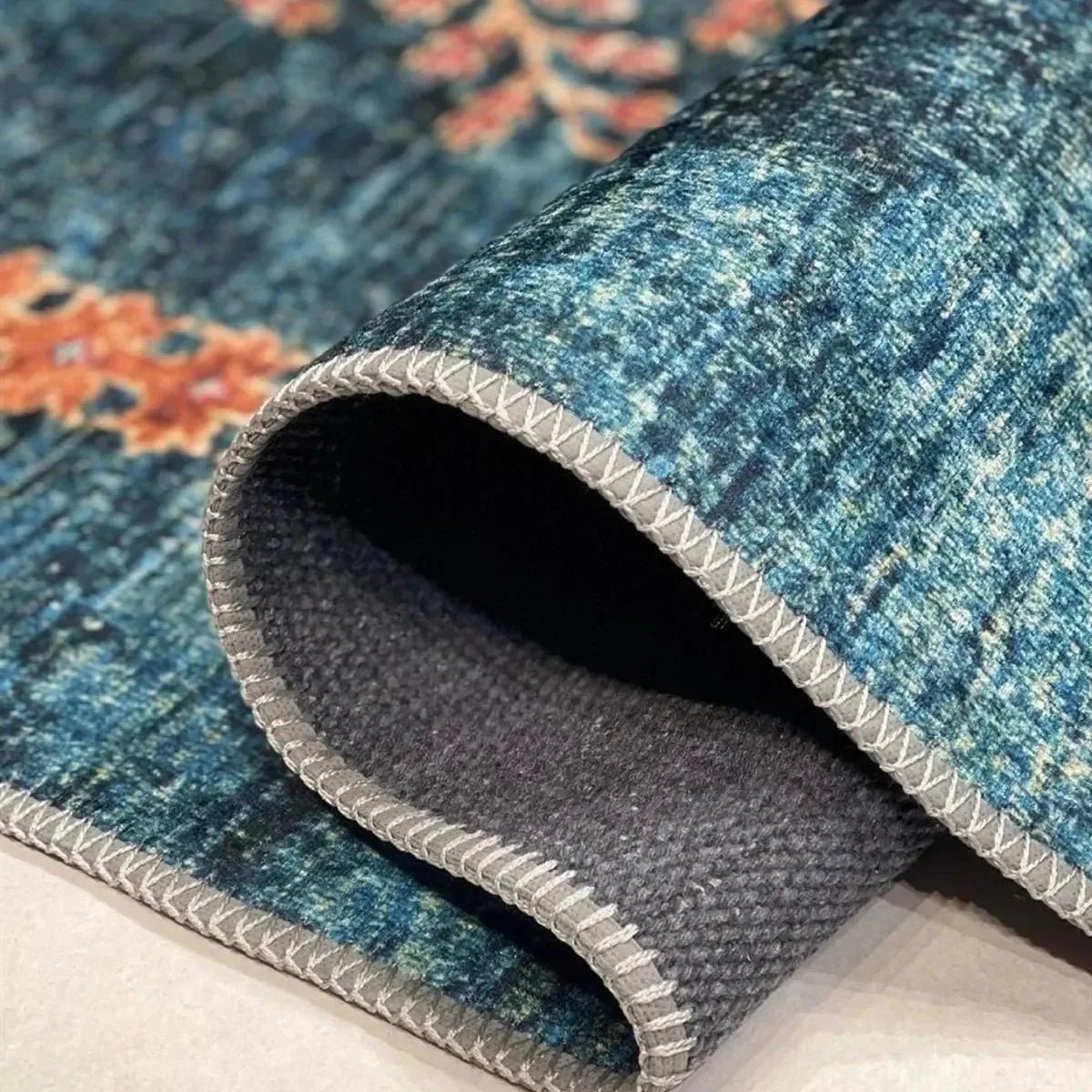 Teal Wilderness Rug - Aladdinrugs