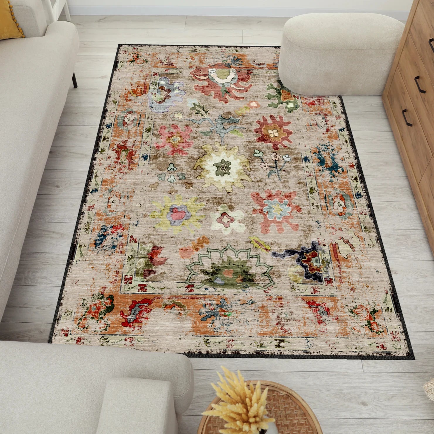 Stylish Oushak Rug - Aladdinrugs