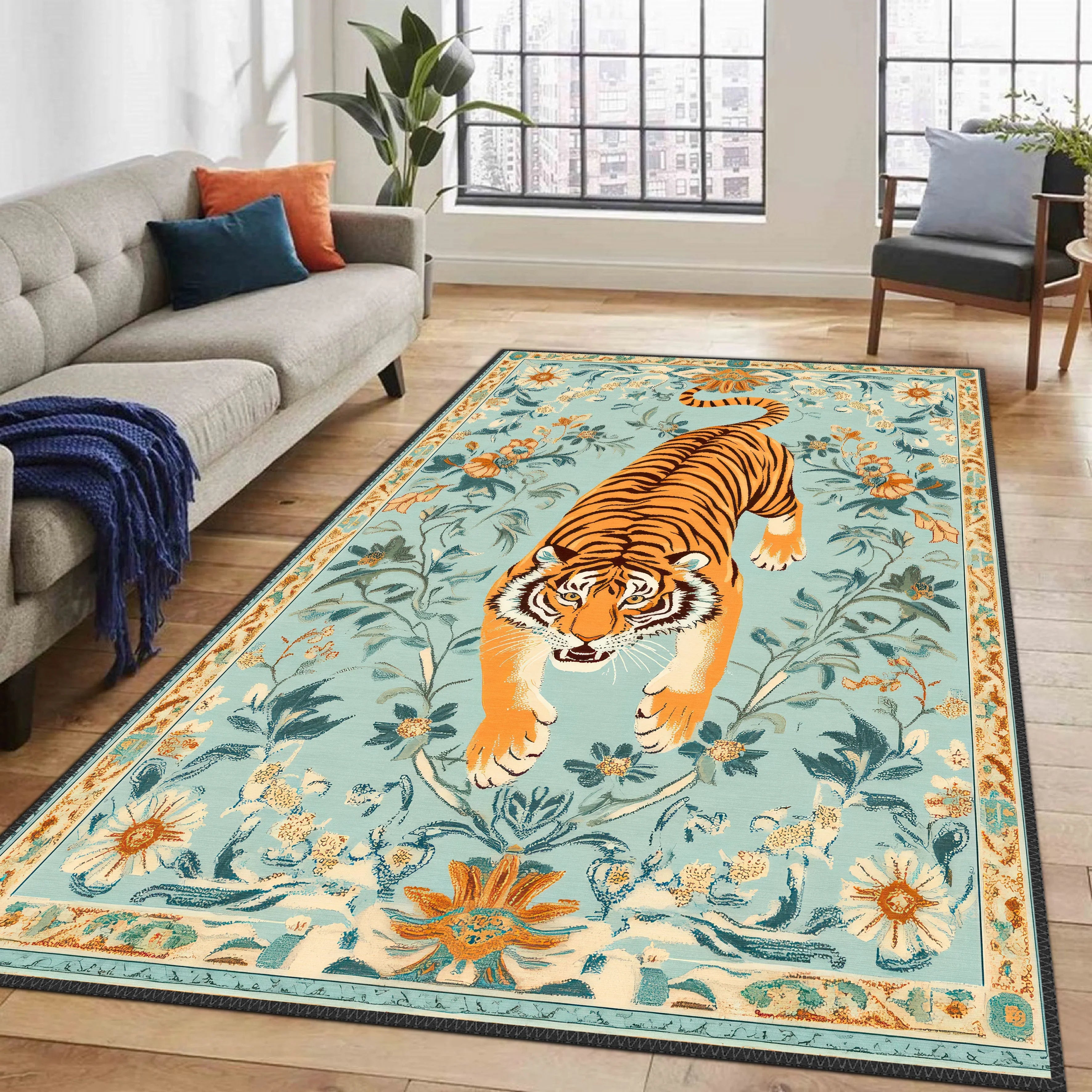 Exquisite Tiger Carpet - Aladdinrugs