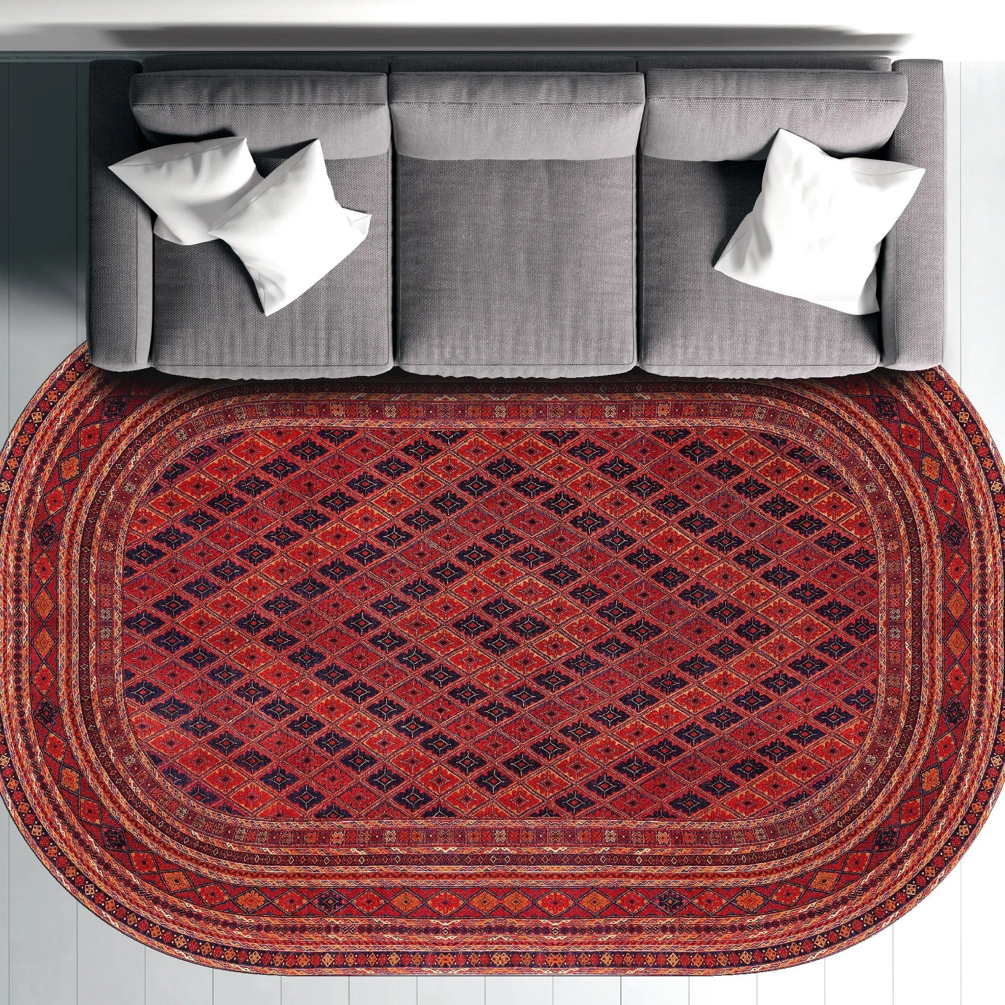 Tribal Round Rug - Aladdinrugs