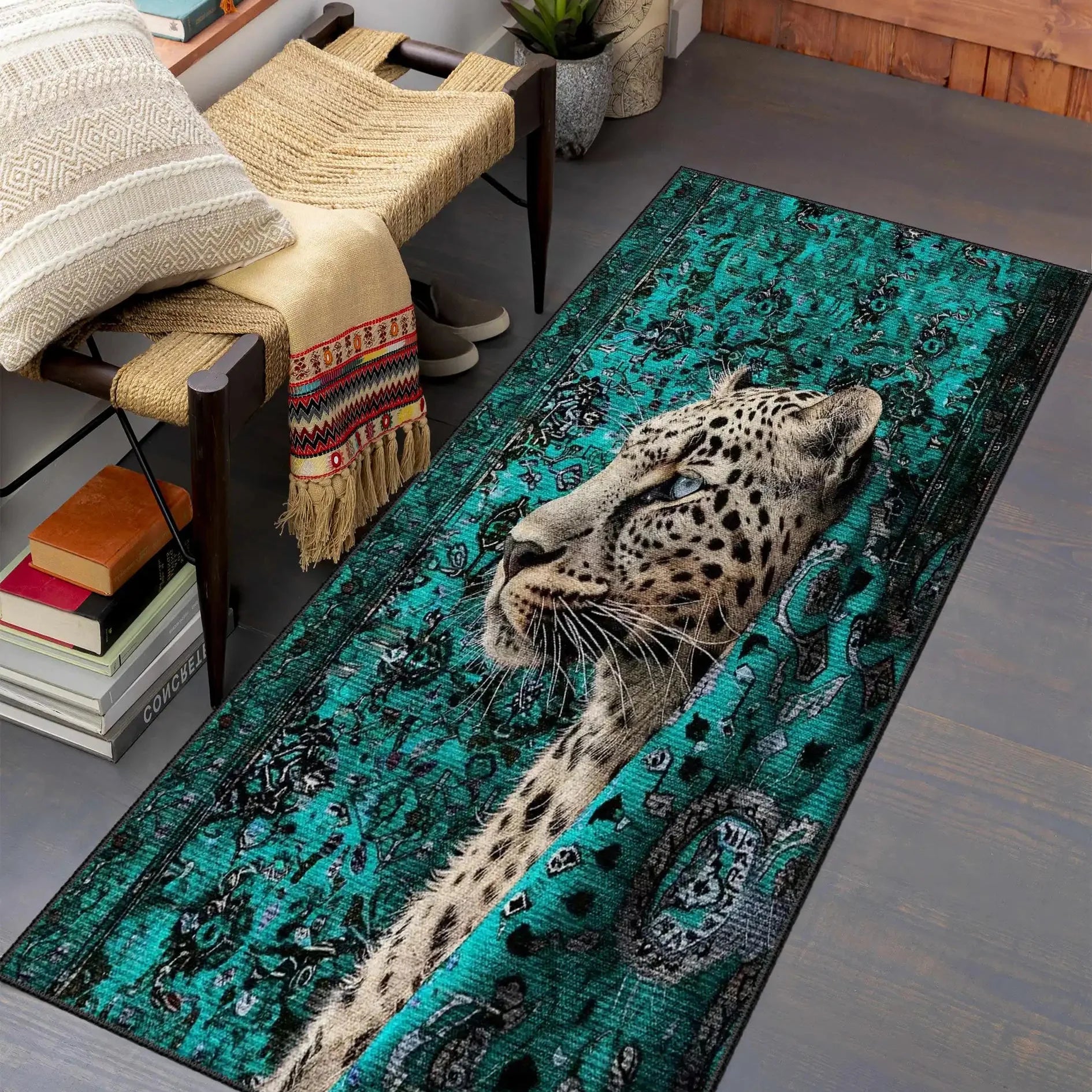Artistic Leopard Rug - Aladdinrugs