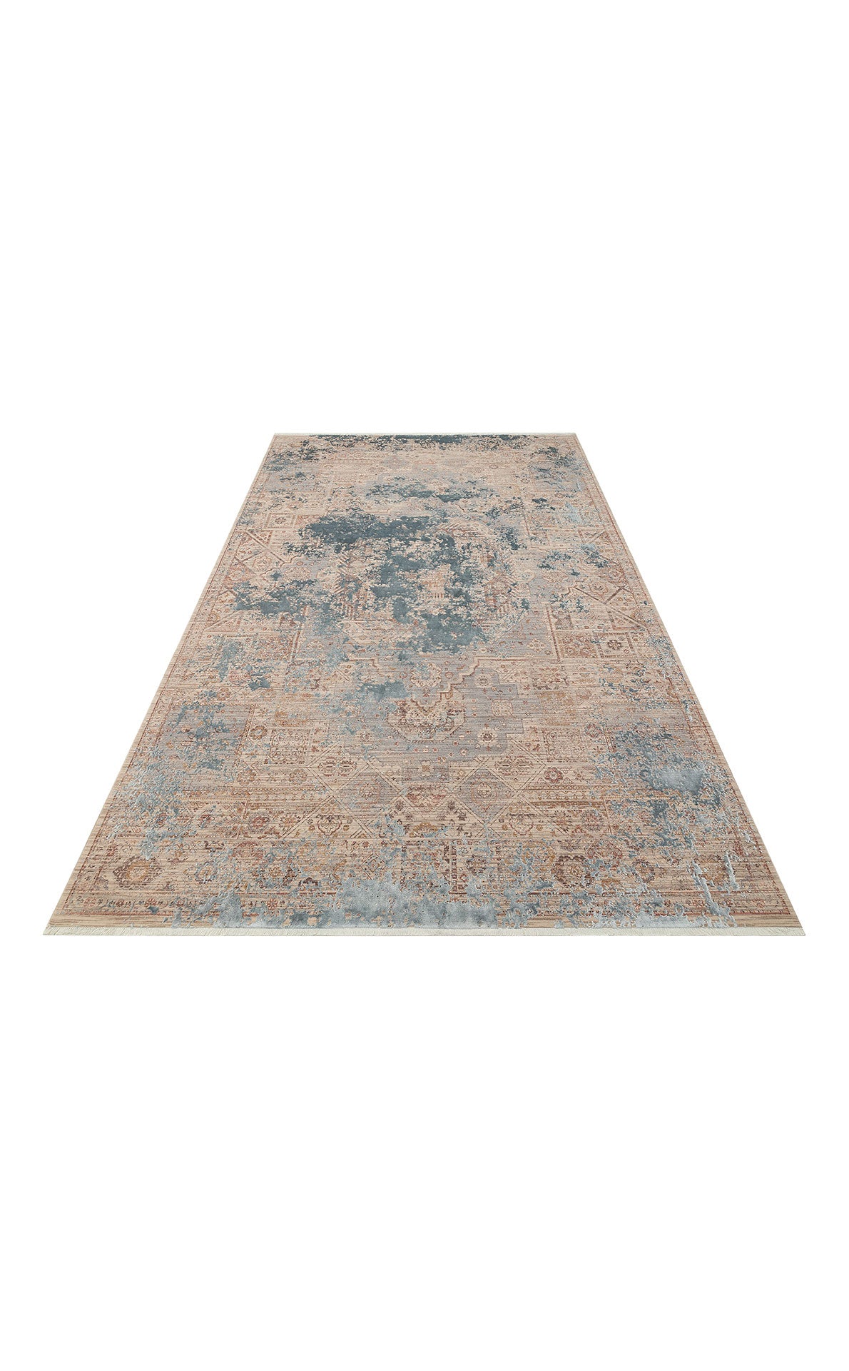 Luxury Ottoman Heritage Fade Rug - Timeless Design, Soft & Durable