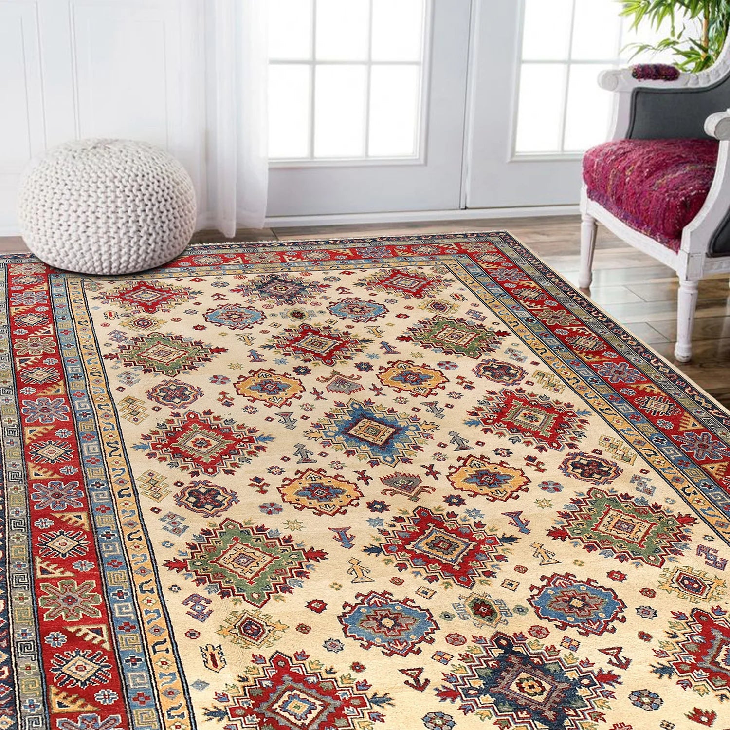 Oriental Kazak Rug 204 x 291 (cm) - No. P26485