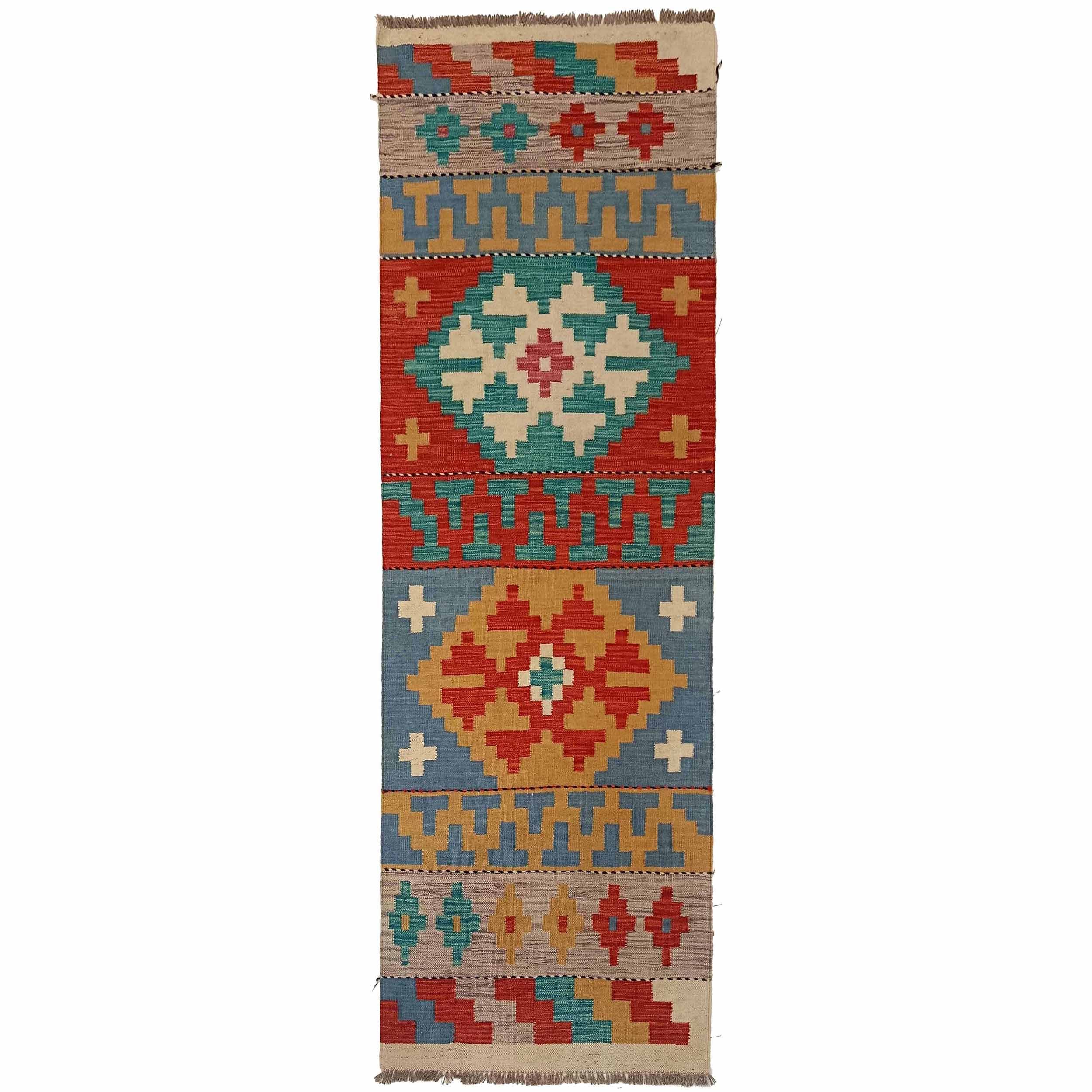 Vegetable Kilim Runner 2' 3" x 6' 9" (ft)- No. P35309