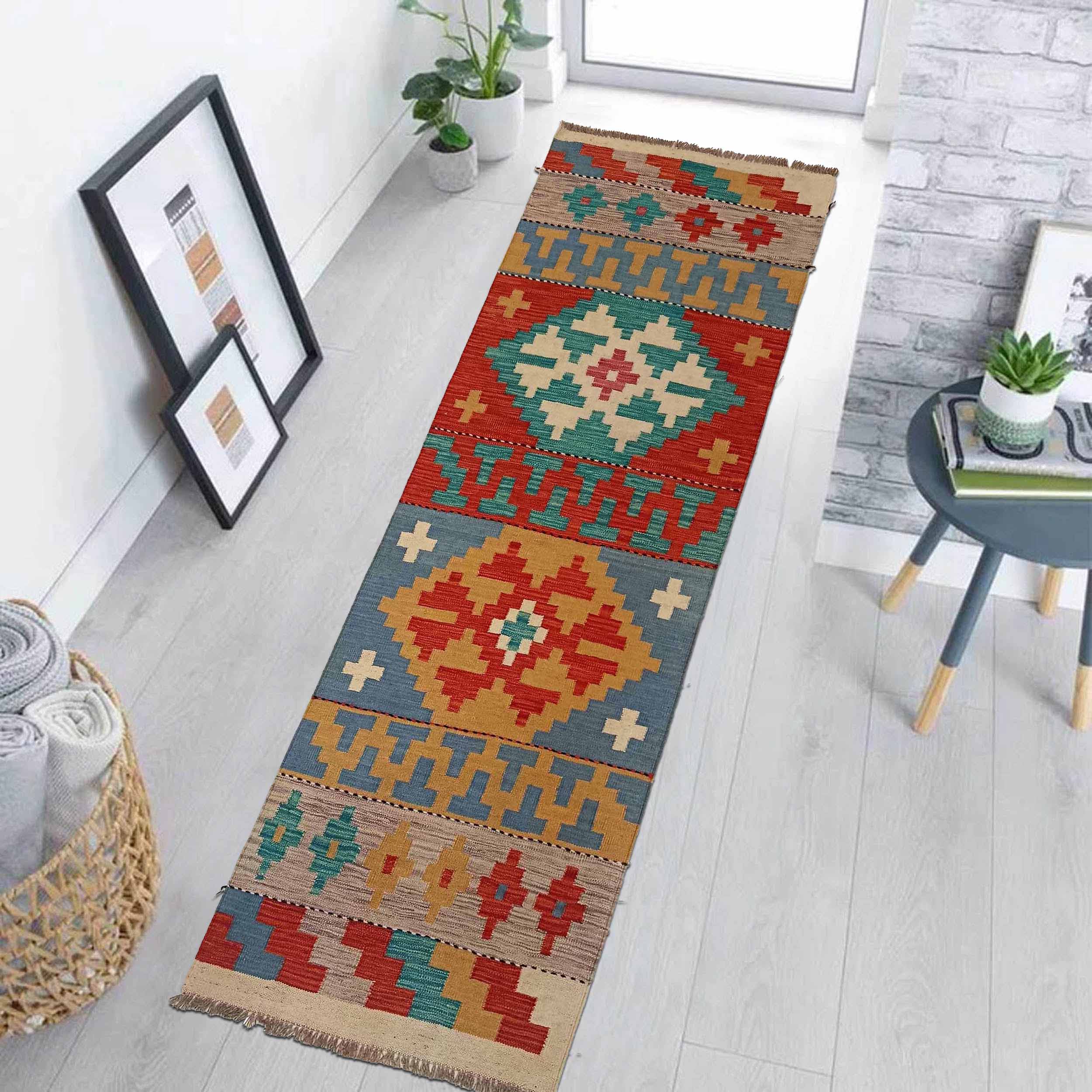 Vegetable Kilim Runner 2' 3" x 6' 9" (ft)- No. P35309