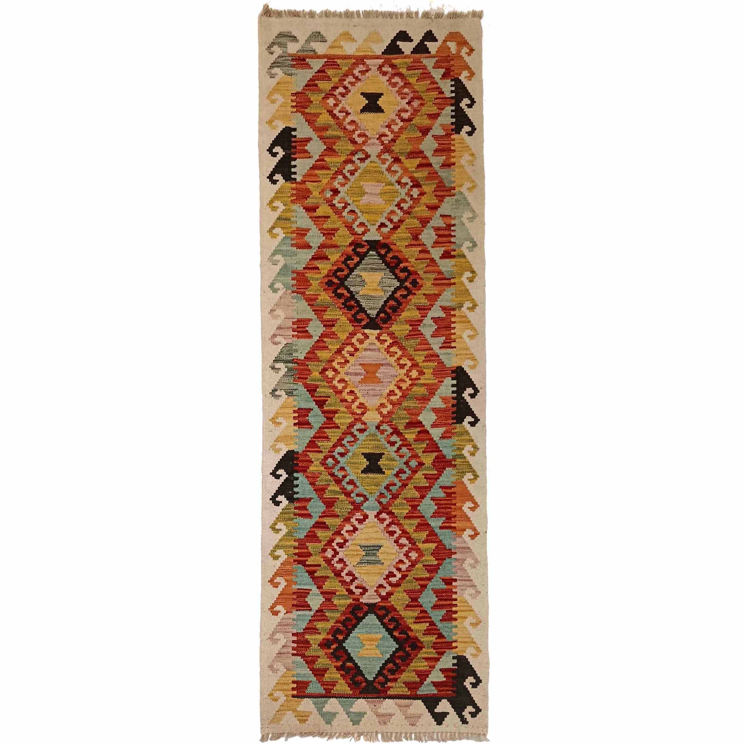 Vegetable Kelim Runner 2' 1" x 6' 9" (ft)- No. P35311