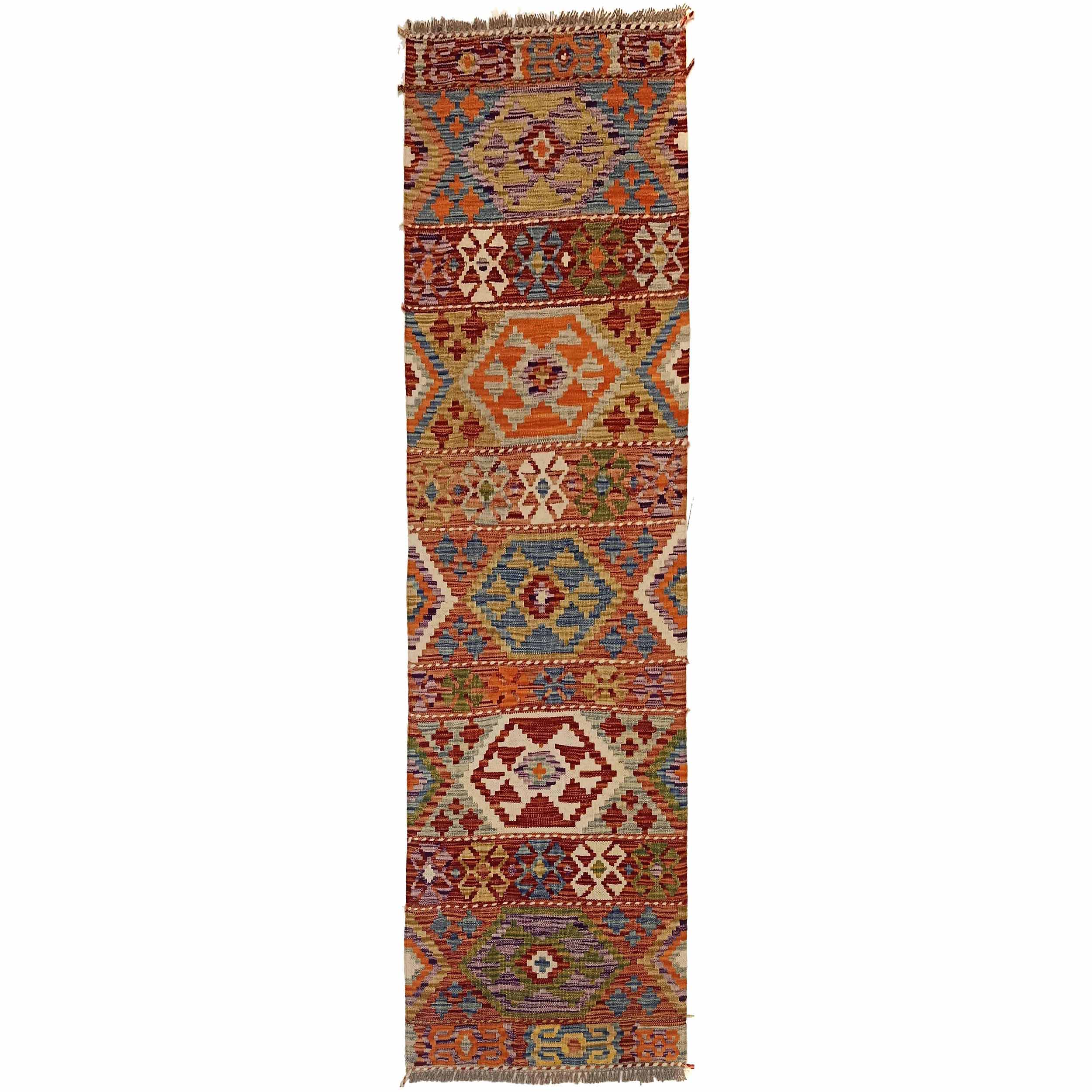 Vegetable Kilim Runner 2' 3" x 6' 9" (ft)- No. P35312