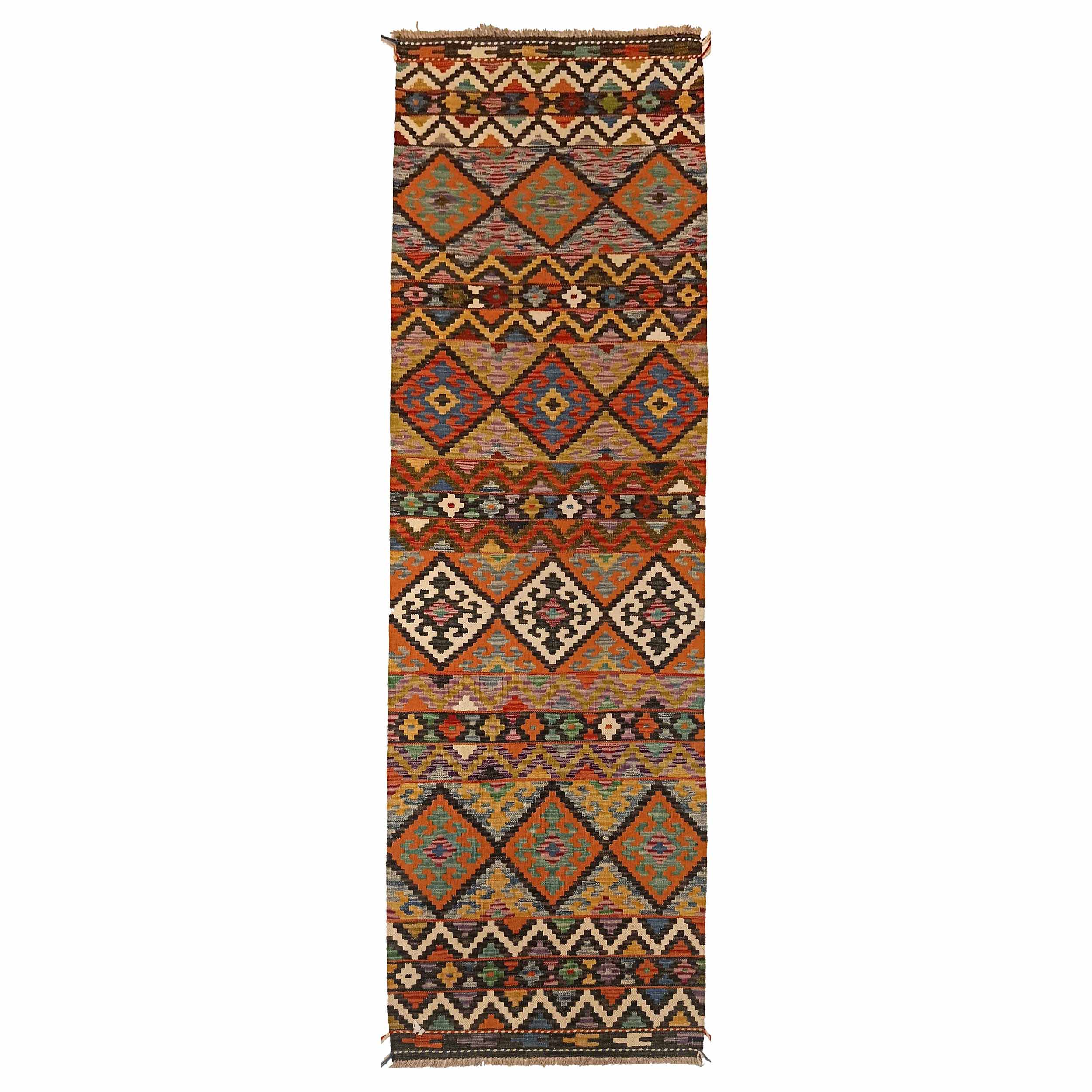 Vegetable Kelim Runner 2' 5" x 8' 3" (ft) - No. P35377