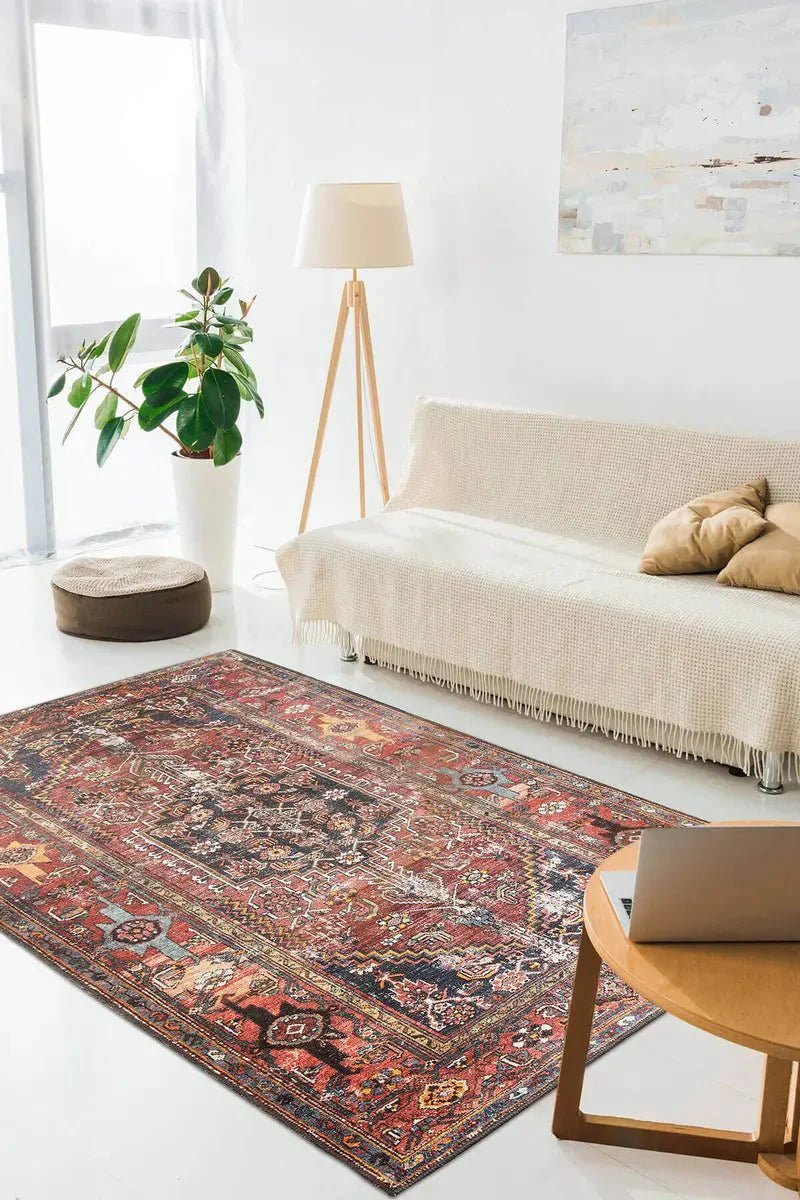 Rustic Persian Style Rug - Aladdinrugs