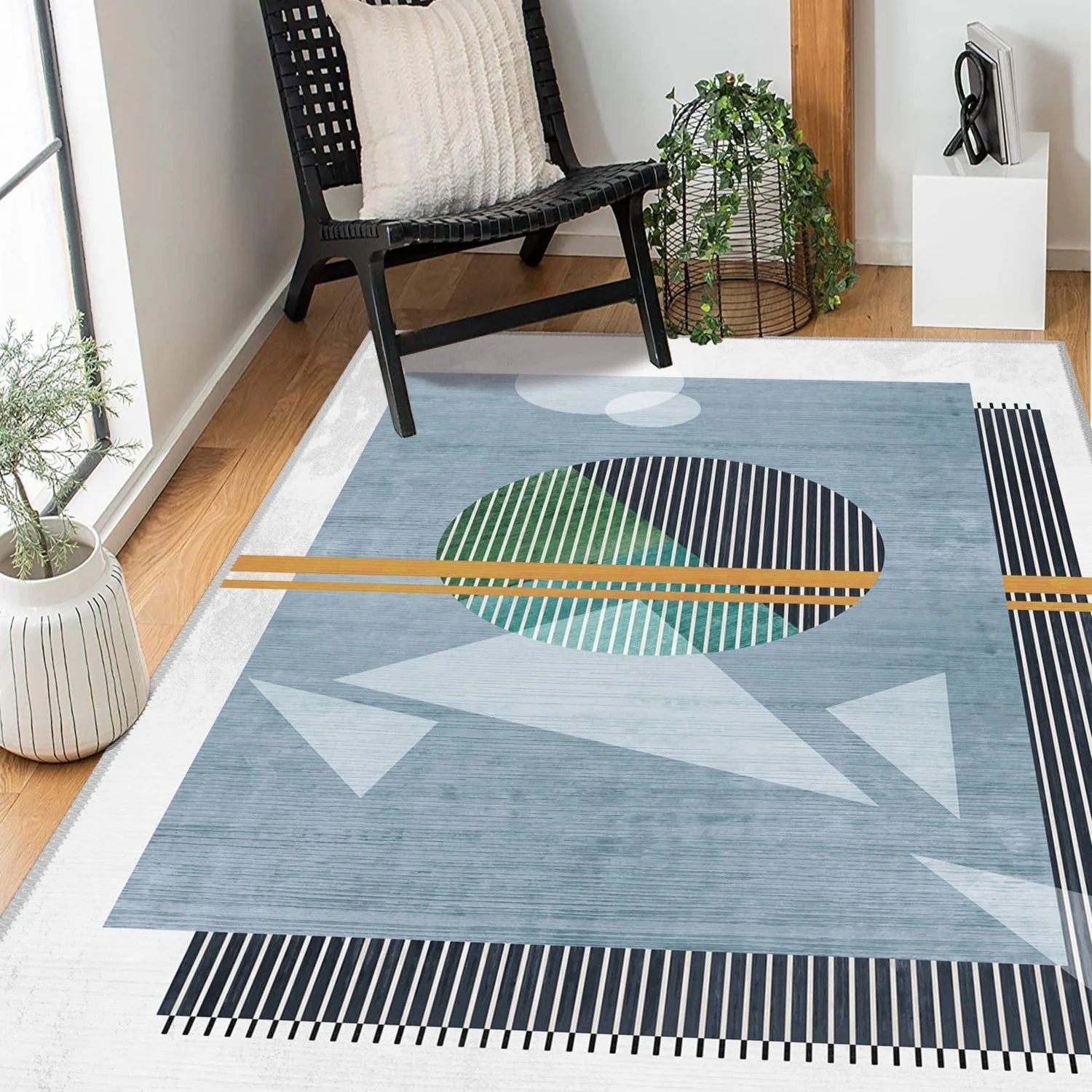 Luxury Geometric Runner - Aladdinrugs