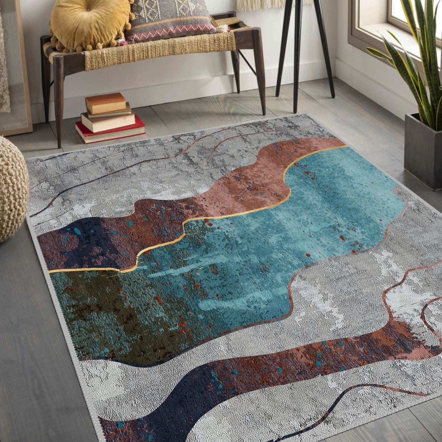 Natural Tones Runner - Aladdinrugs