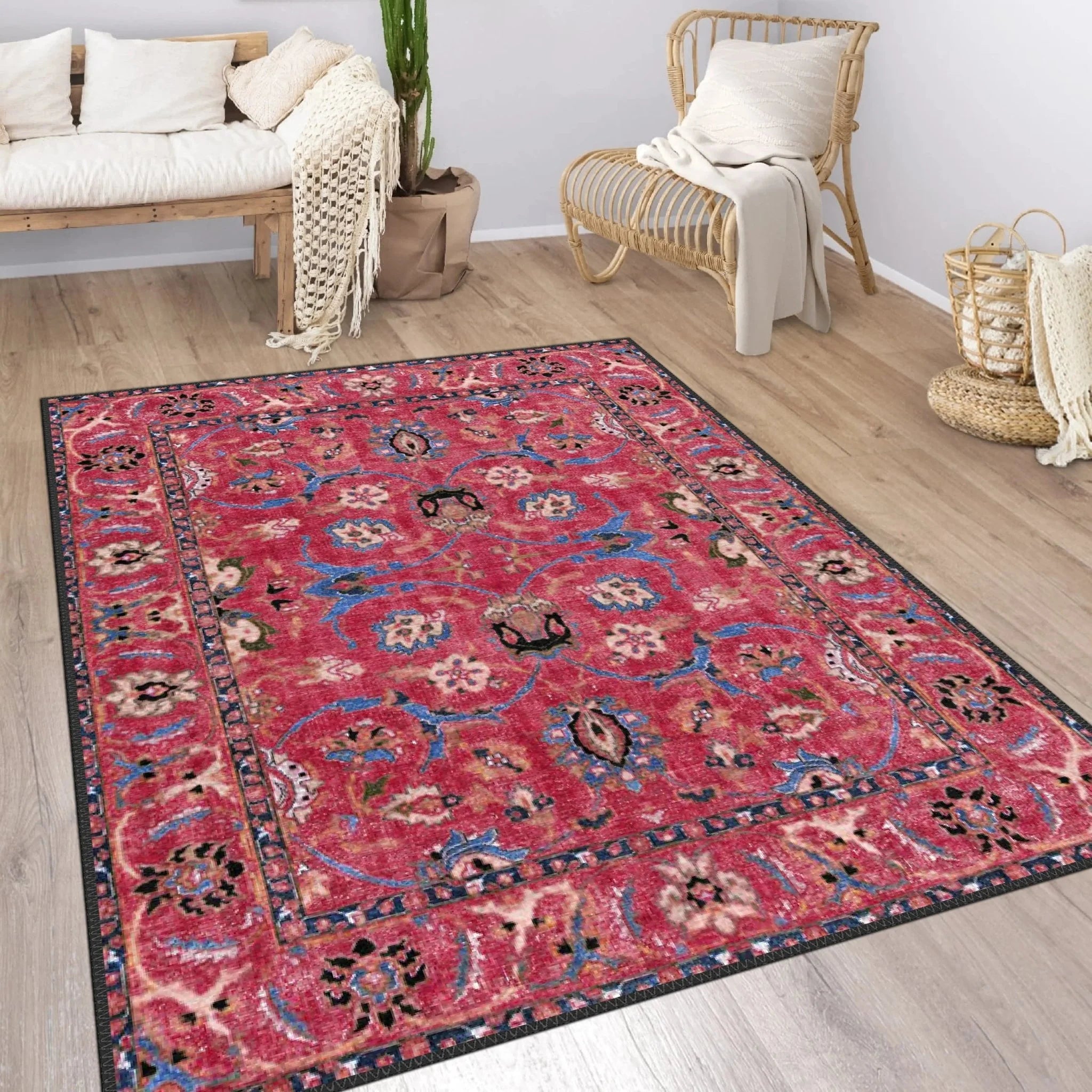 Pink Persian Area Rug - Aladdinrugs