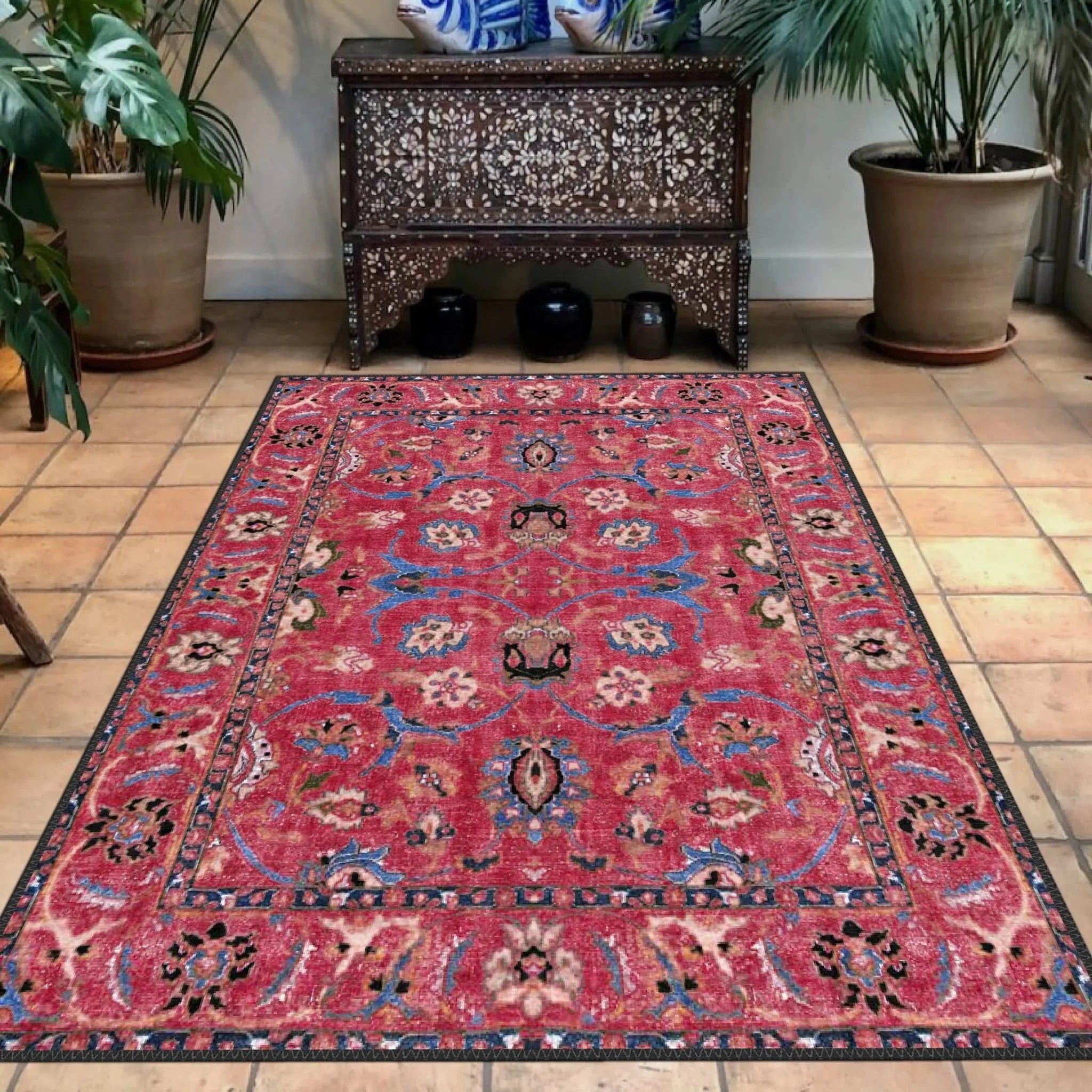 Pink Persian Area Rug - Aladdinrugs