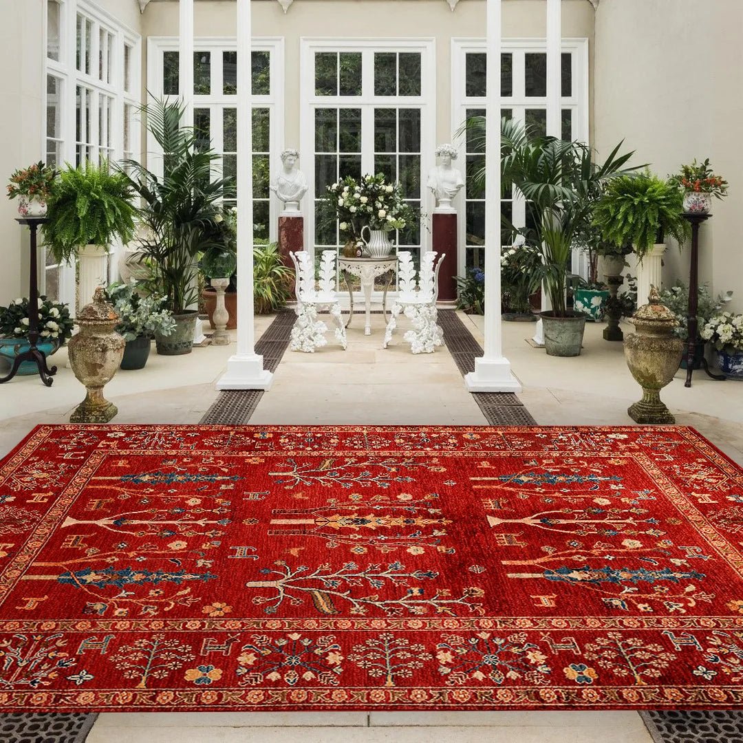 Tree and Animal Motifs - Aladdinrugs