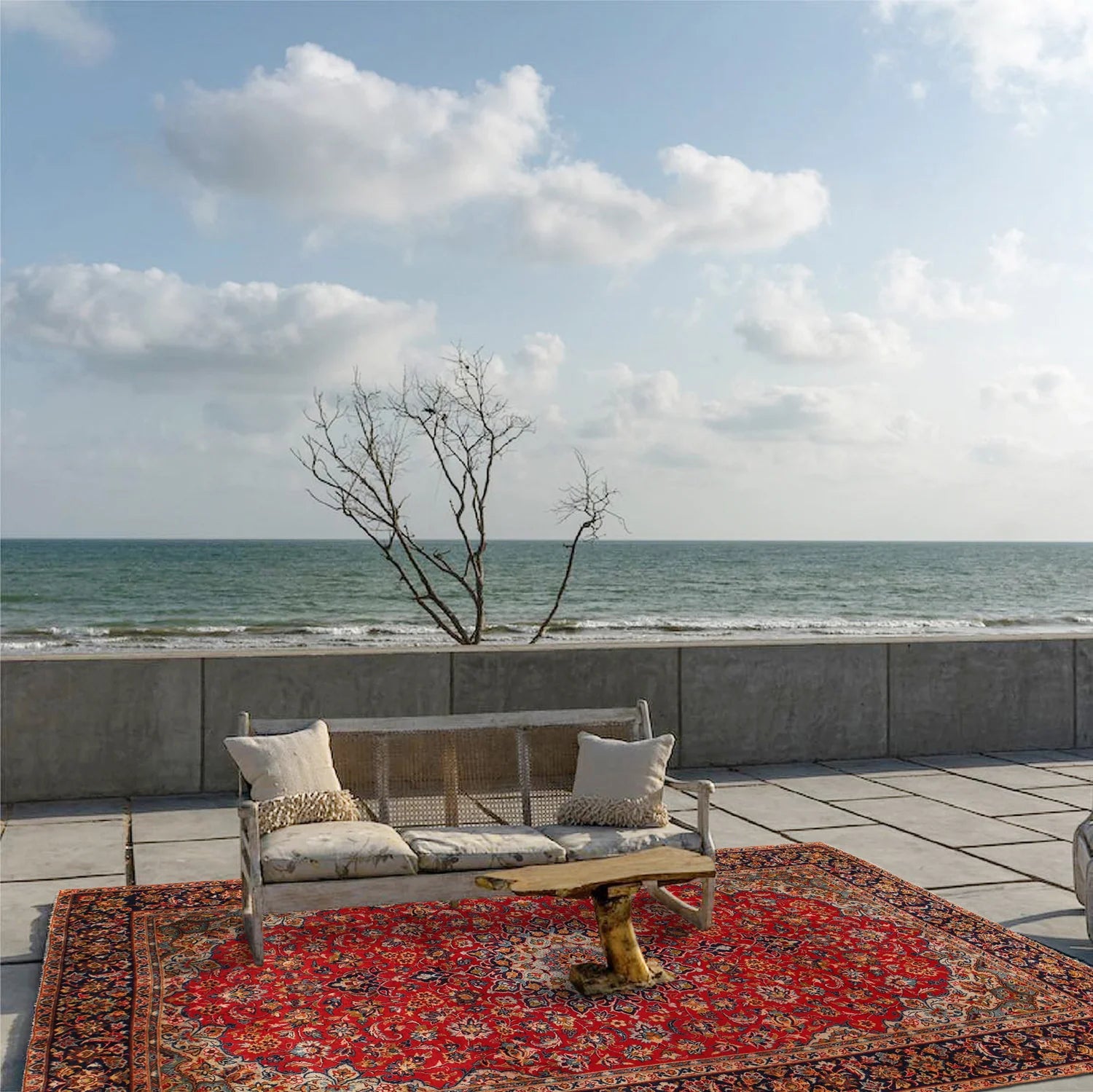 Red Kashan Rug 225 x 340 (cm) - No. R24266