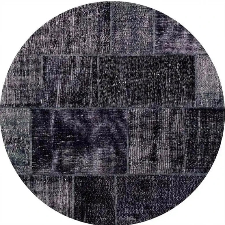 Grey Patchwork Rug - Aladdinrugs