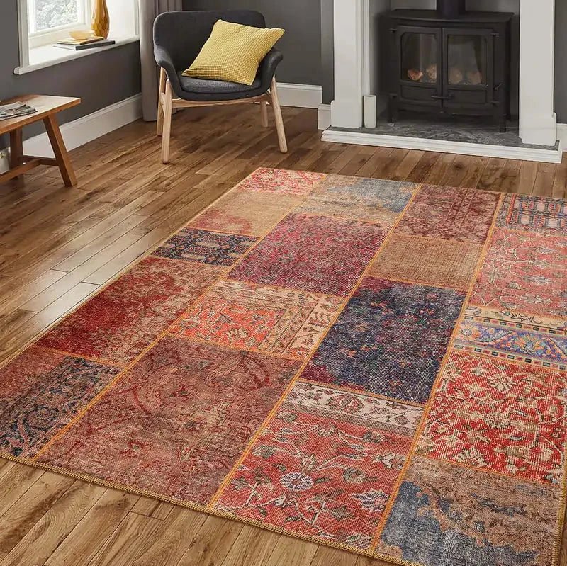 Ethnic Patchwork Rug - Aladdinrugs