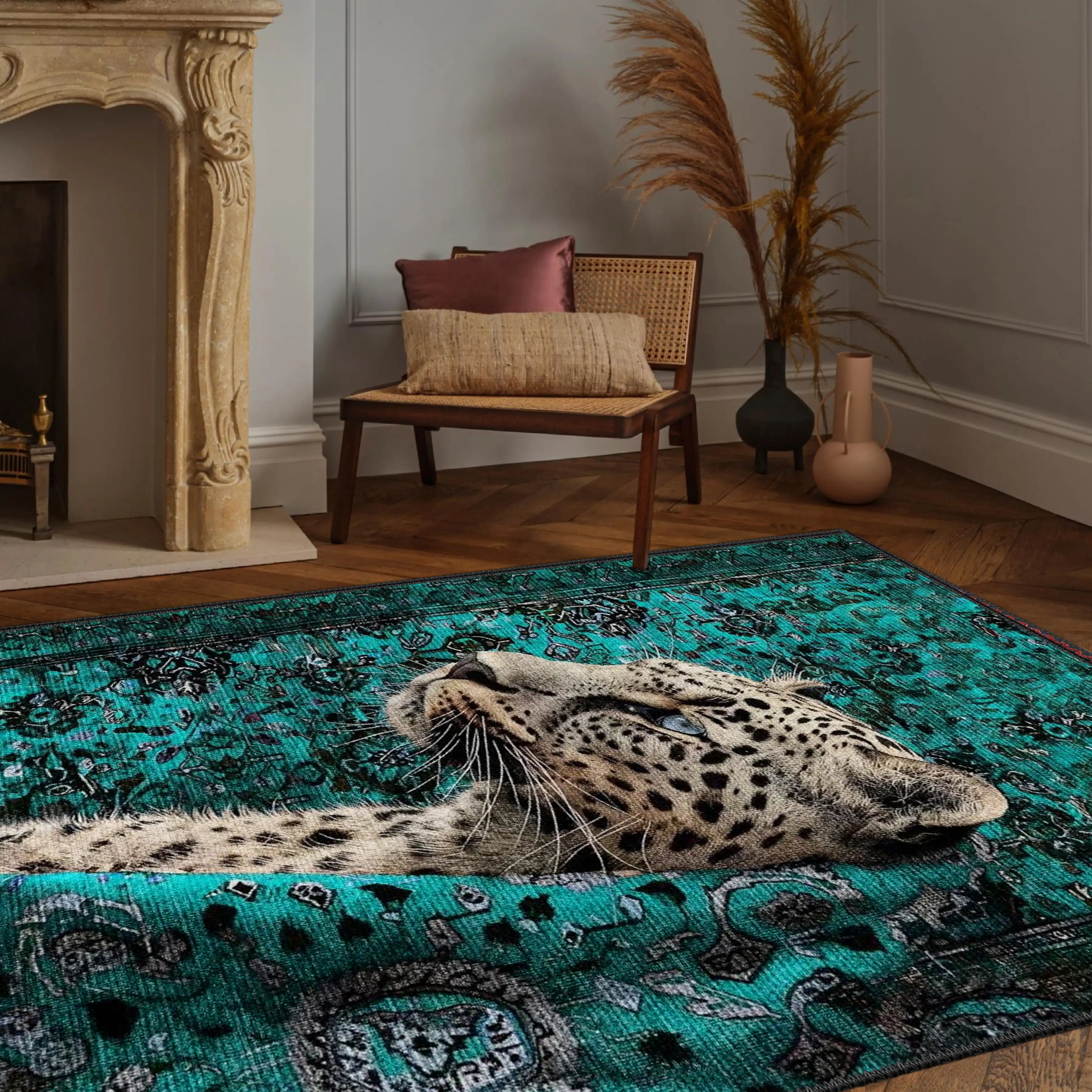 Artistic Leopard Rug - Aladdinrugs