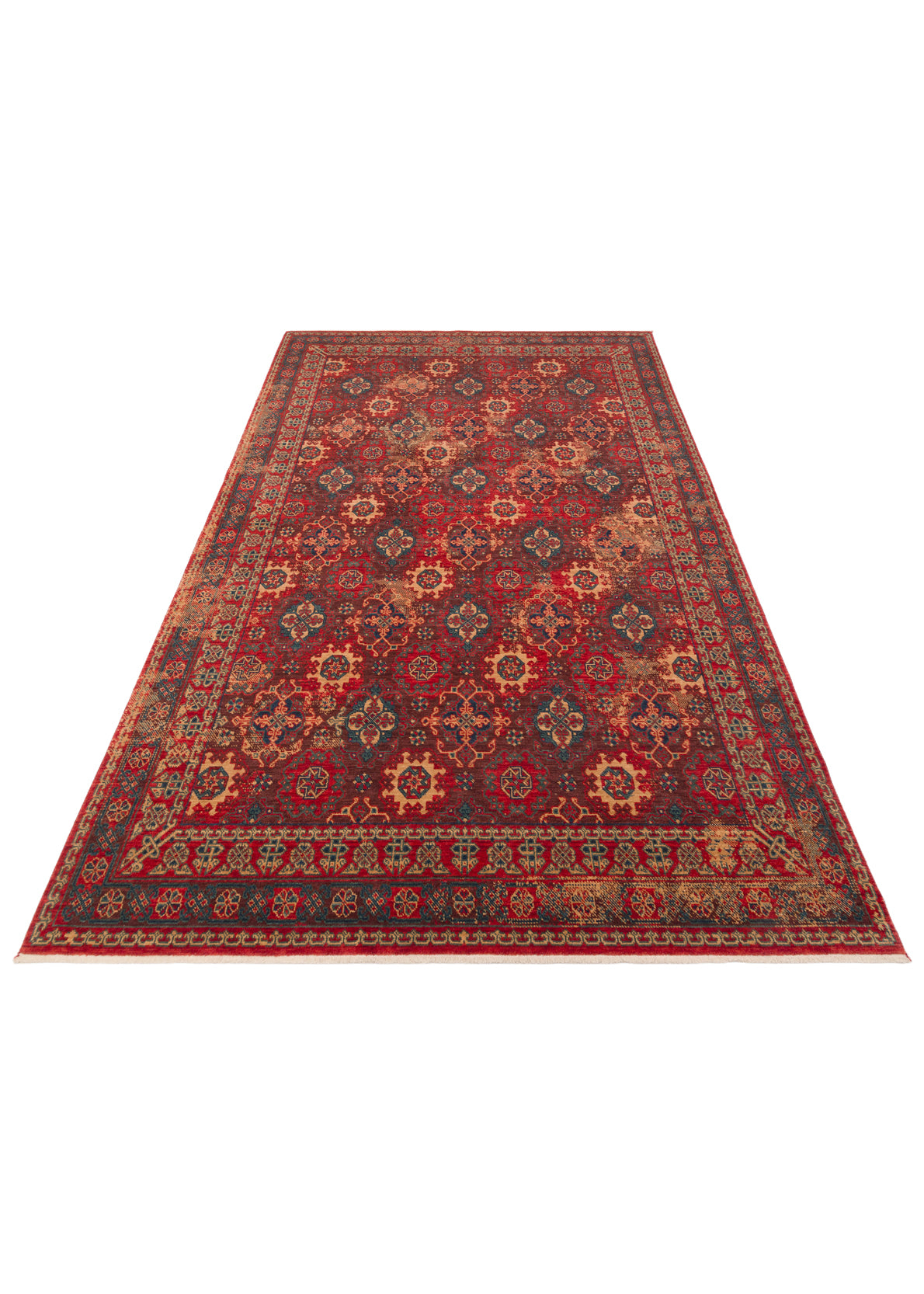 Red Oriental Medallion Rug Persian Style Area Rug | Aladdin – Aladdinrugs