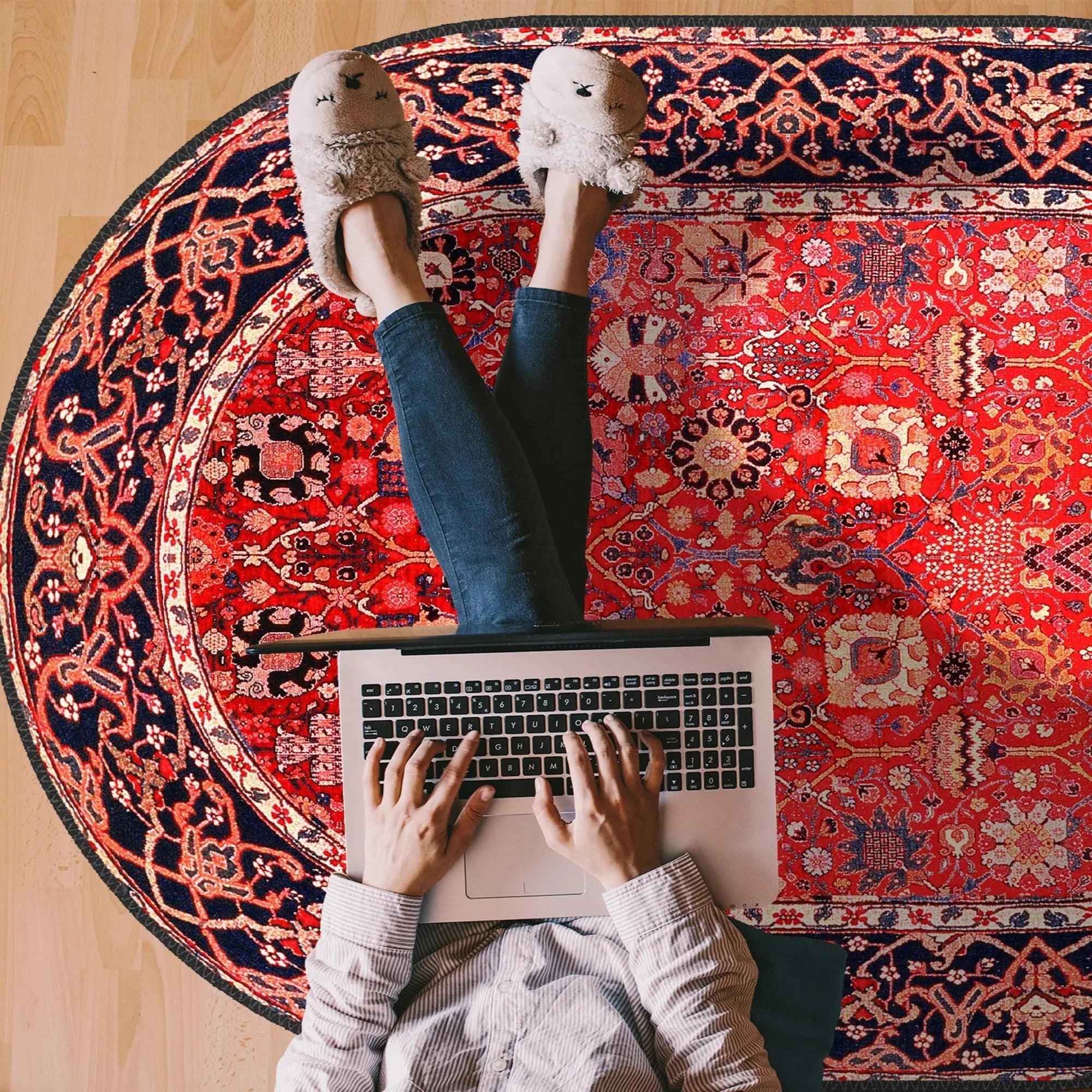 Round Persian Rug - Aladdinrugs