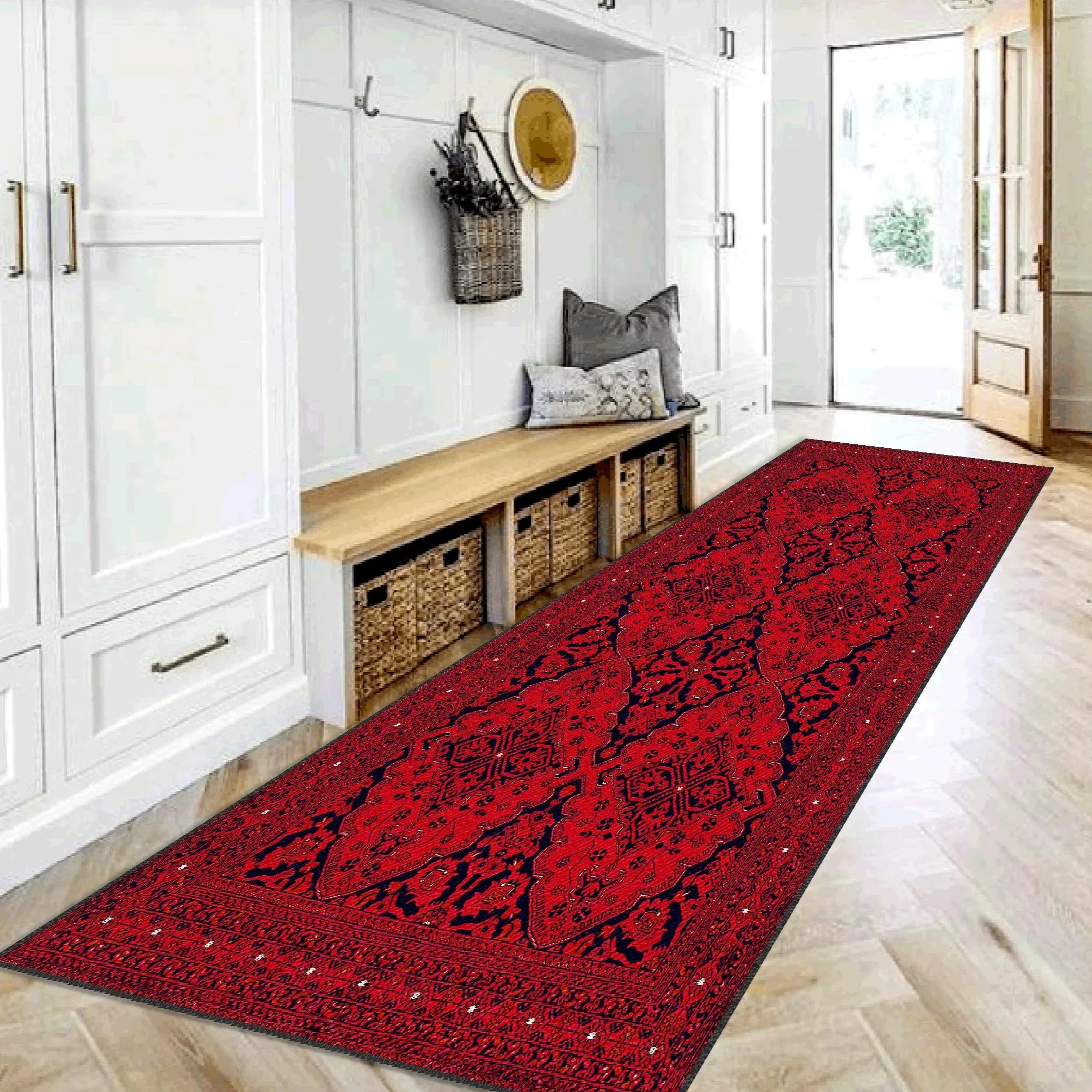 Red Traditional Rug - Aladdinrugs