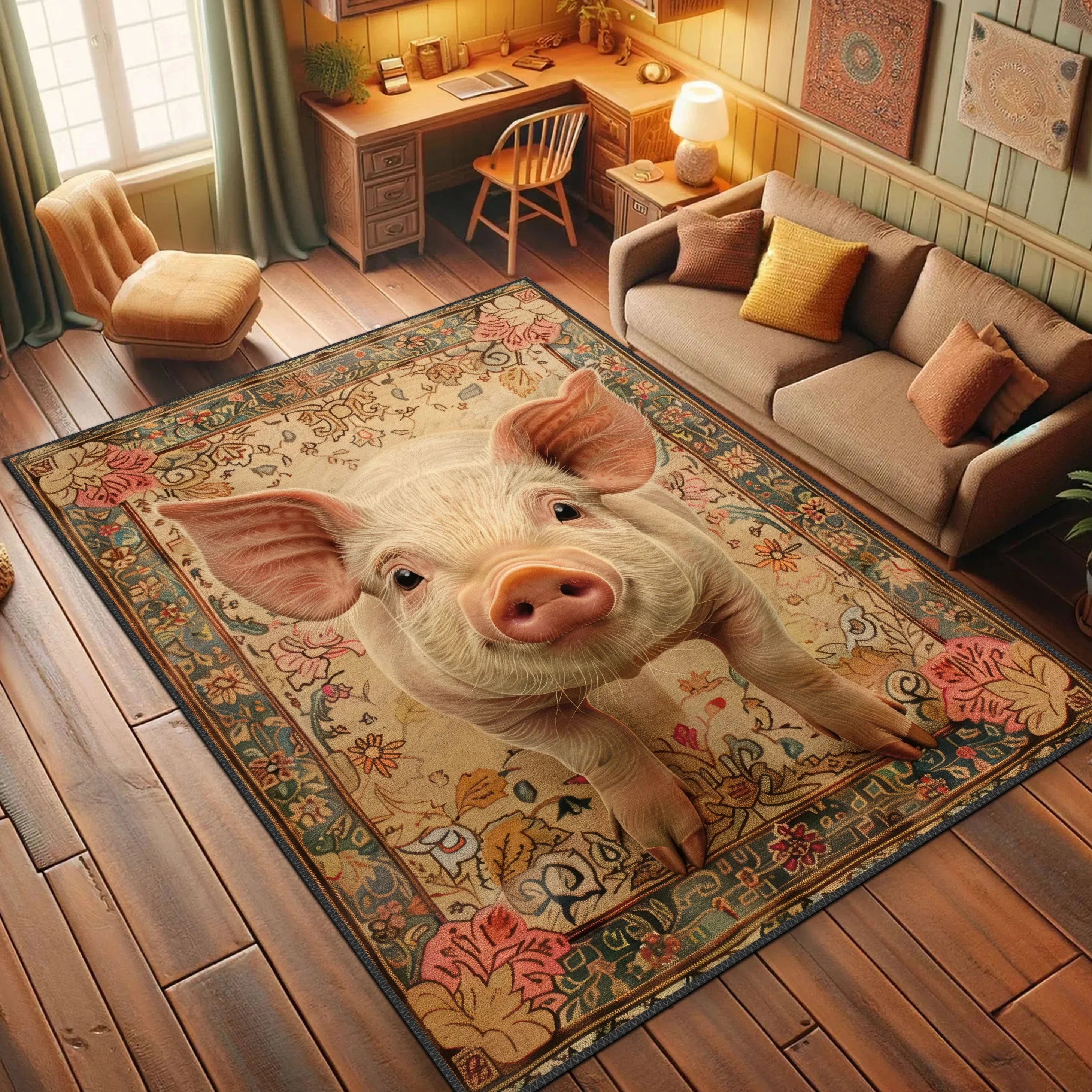 Charming Piglet Rug - Aladdinrugs
