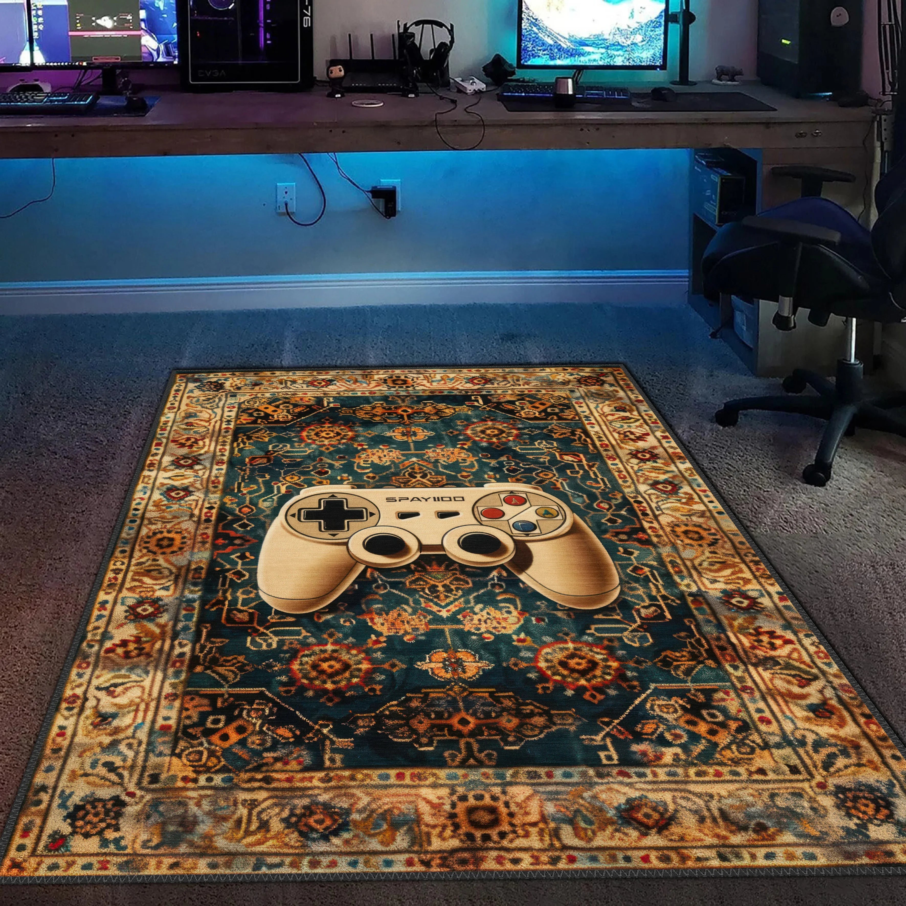 Gamer's Paradise Rug - Aladdinrugs