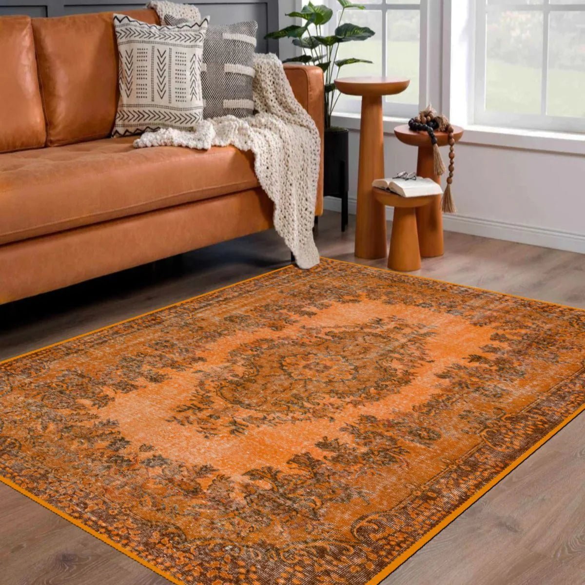 Cozy Orange Runner - Aladdinrugs